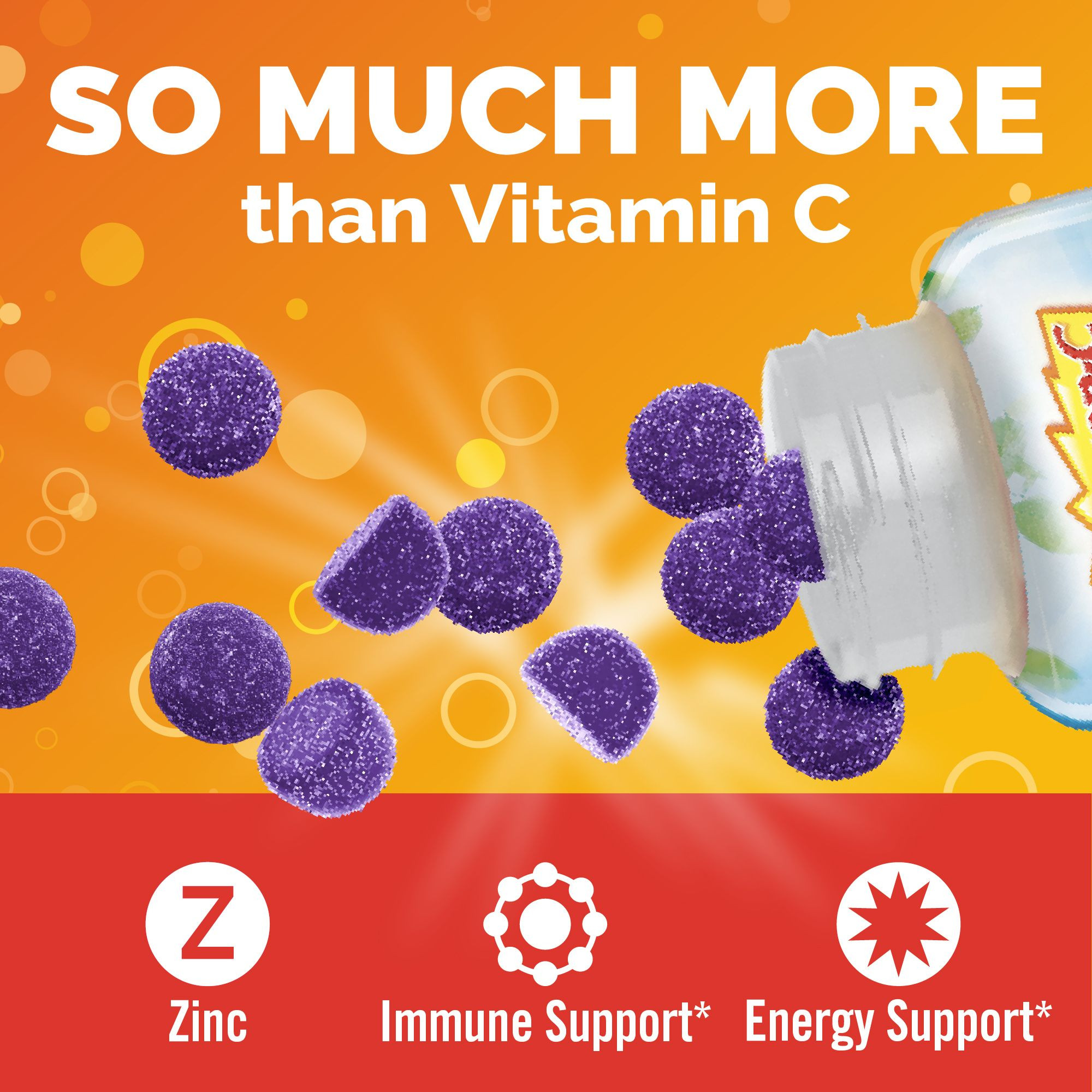 Emergen-C Immune+ Elderberry Gummies