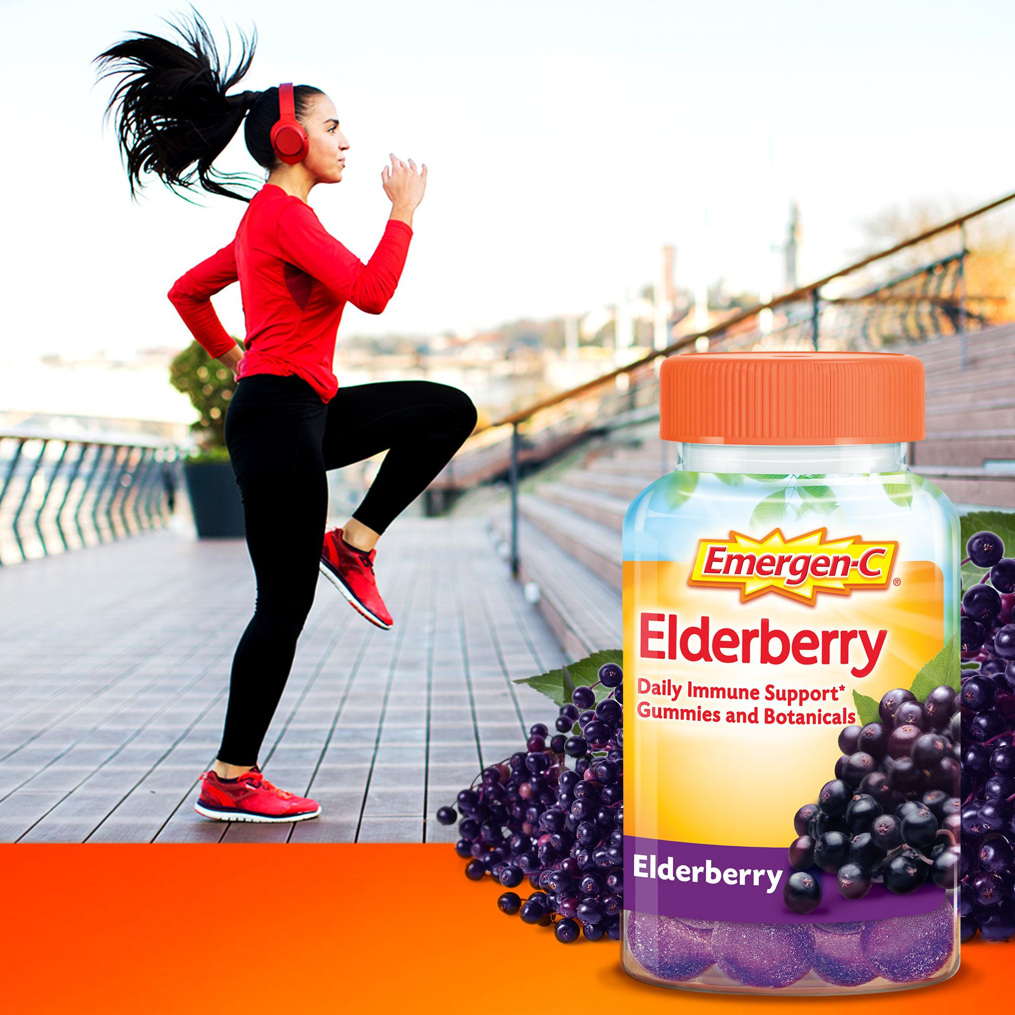 Emergen-C Immune+ Elderberry Gummies