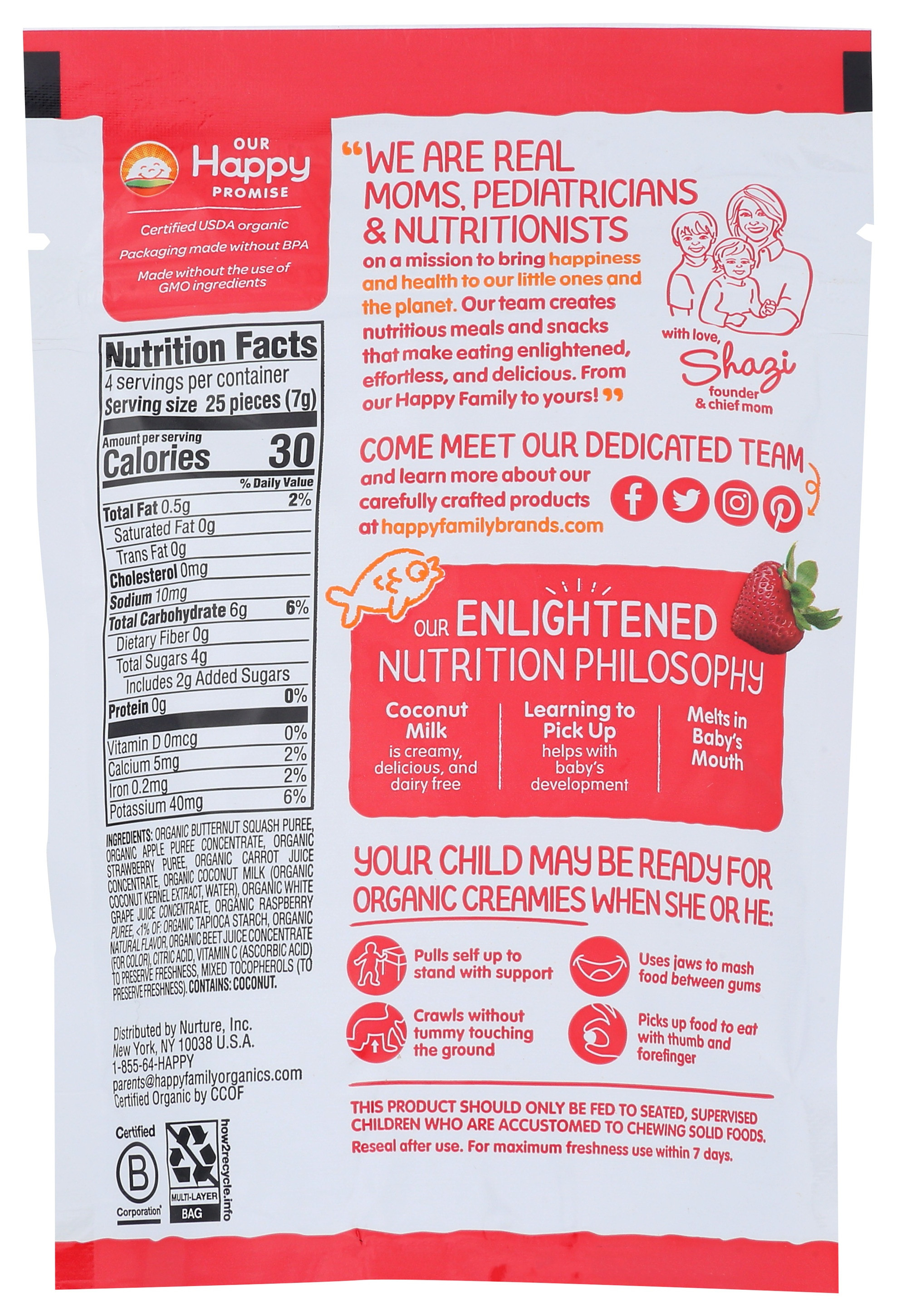 Happy Baby Organic Creamies