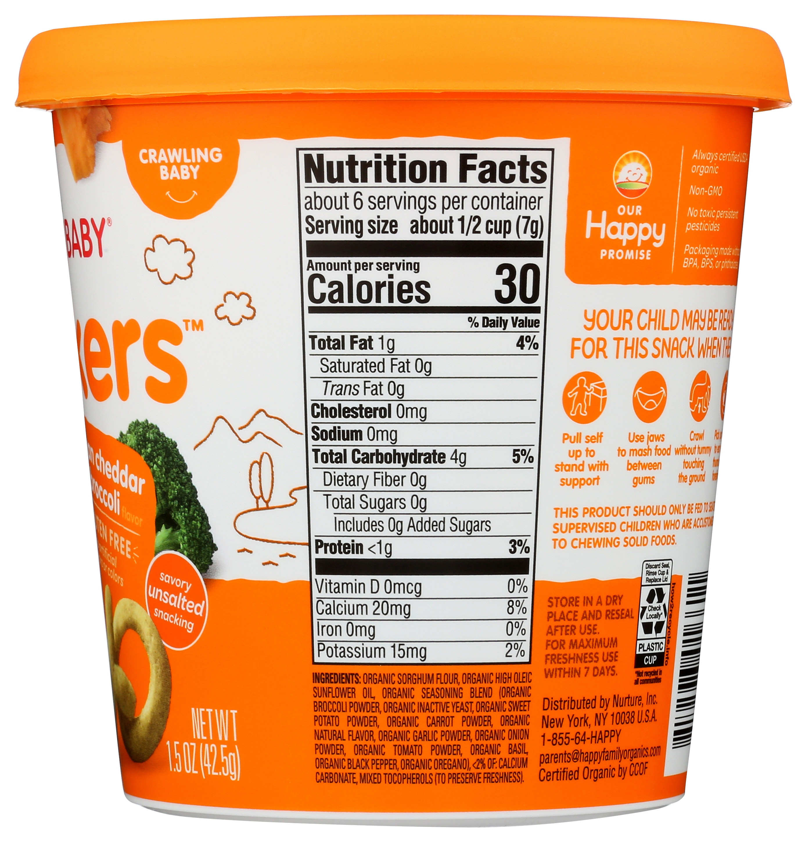 Happy Baby Organic Snackers