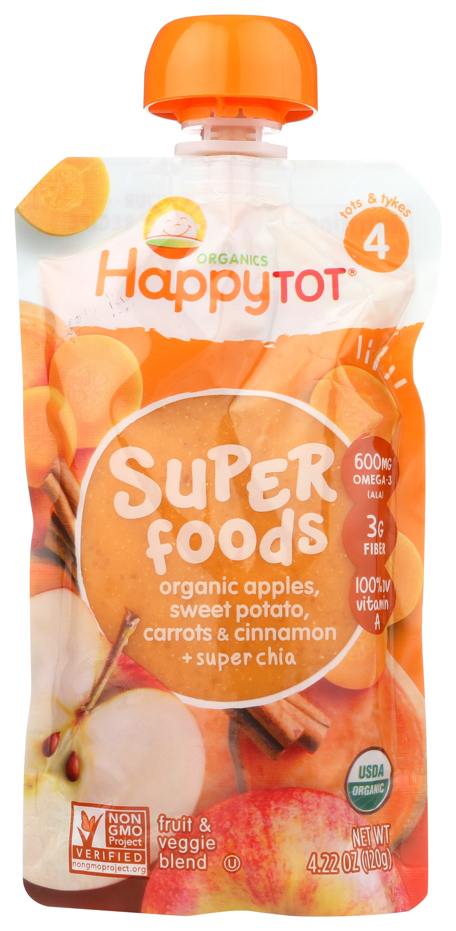 HappyTot Organic Superfoods Puree Pouches