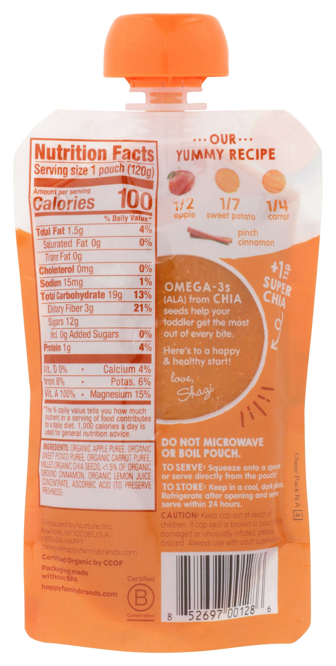 HappyTot Organic Superfoods Puree Pouches