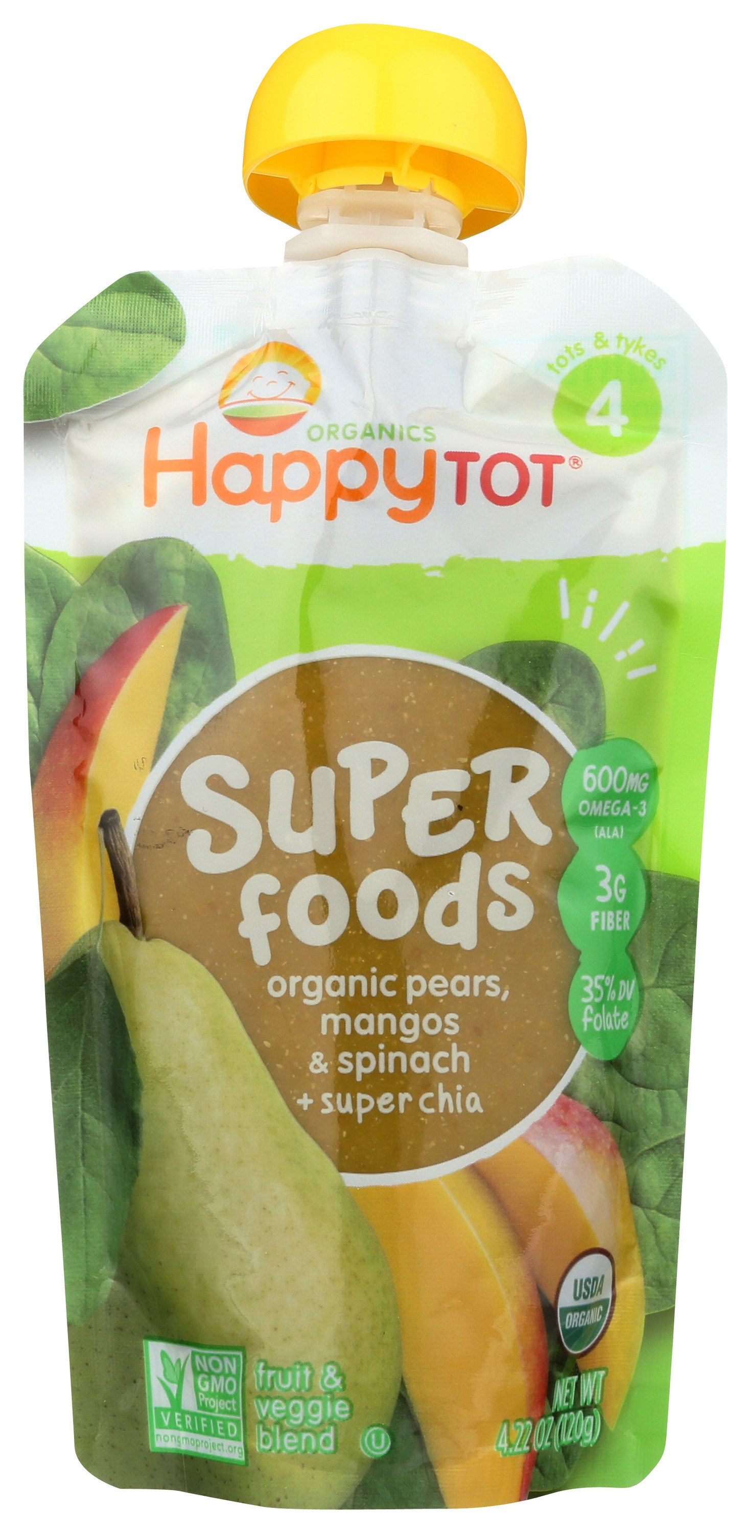 HappyTot Organic Superfoods Puree Pouches