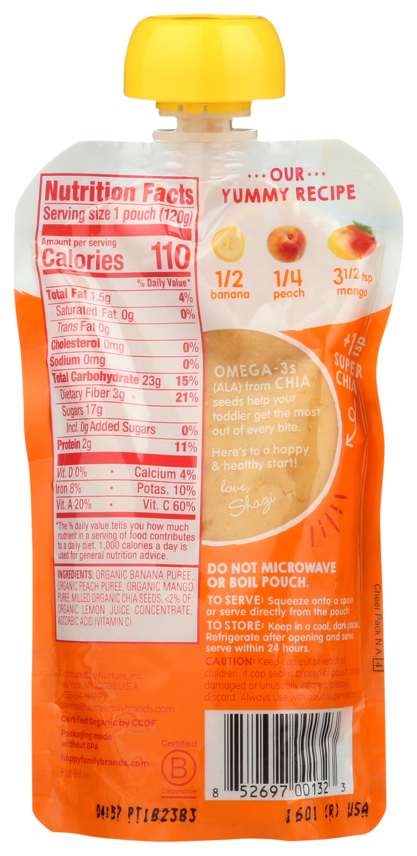 HappyTot Organic Superfoods Puree Pouches