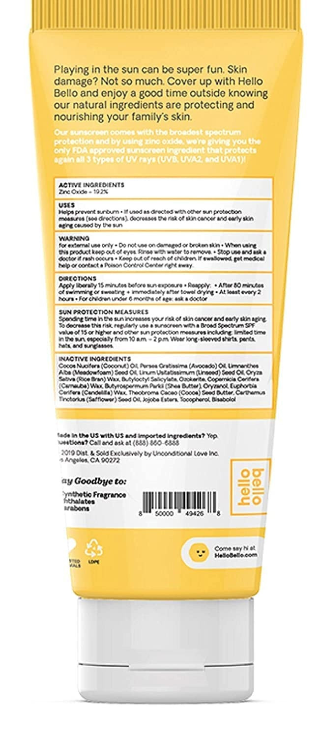 Hello Bello Mineral Sunscreen Lotion