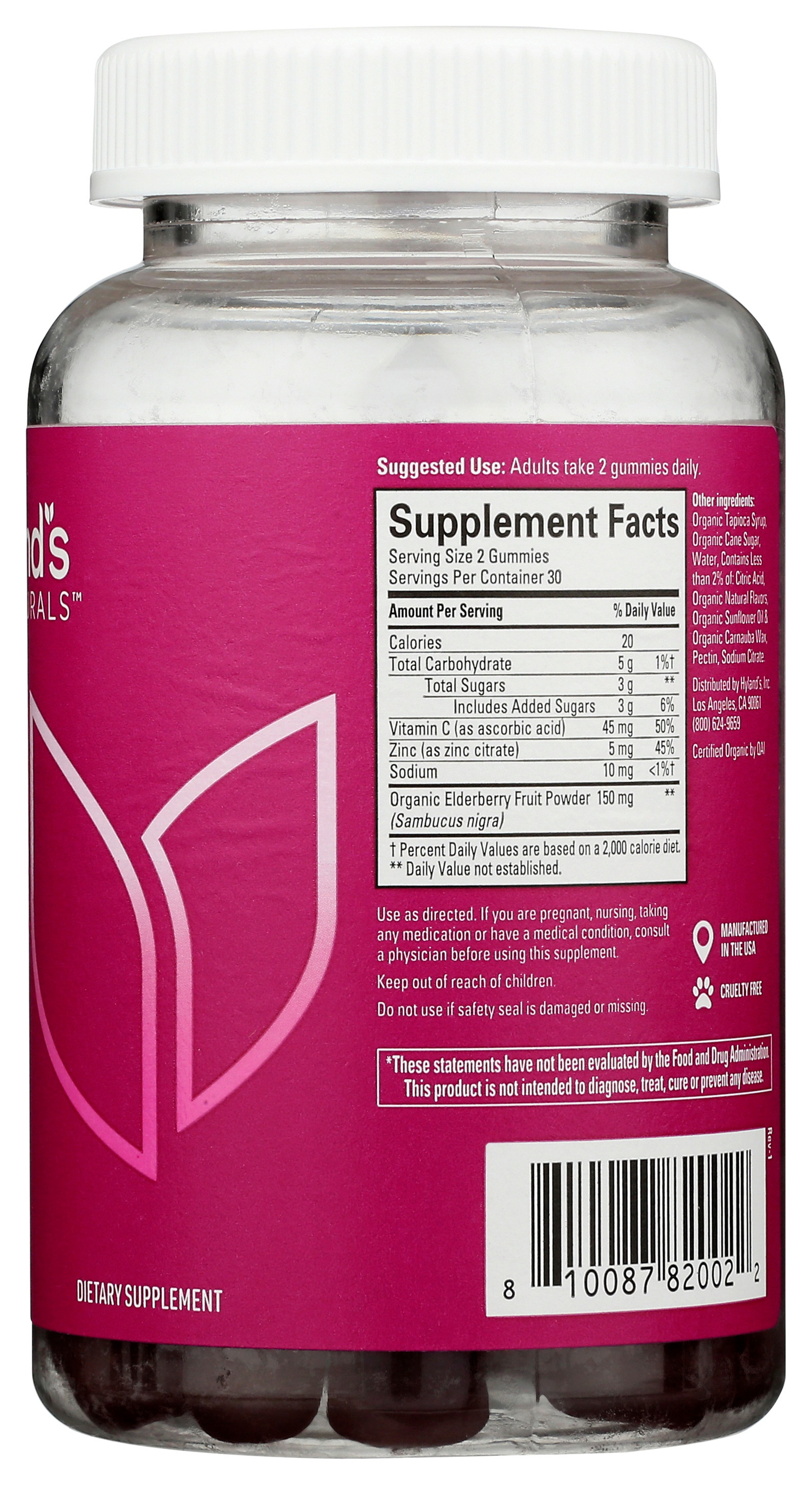 Hyland's Organic Elderberry Plus Gummies