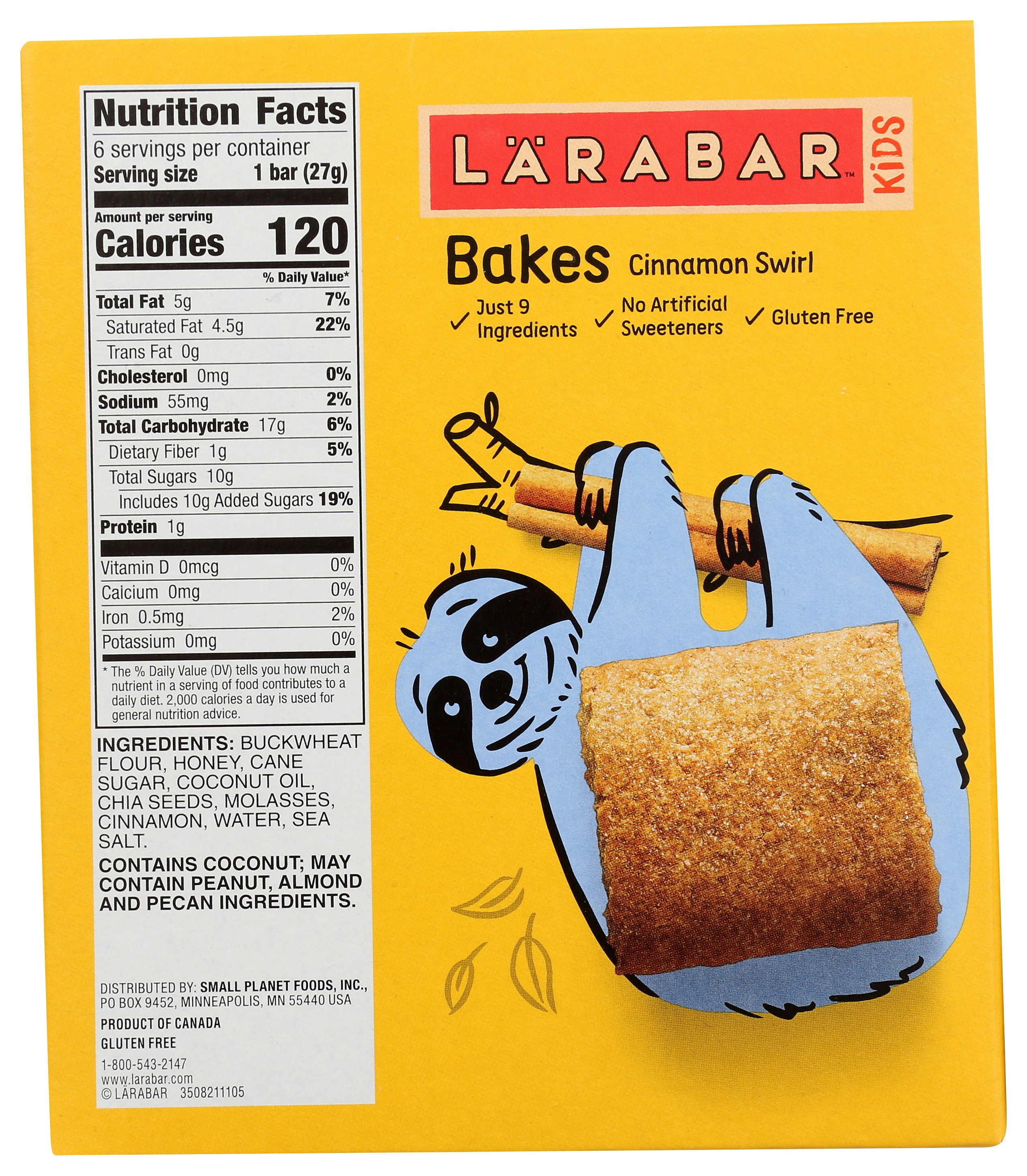 Larabar Kid's Cinnamon Swirl