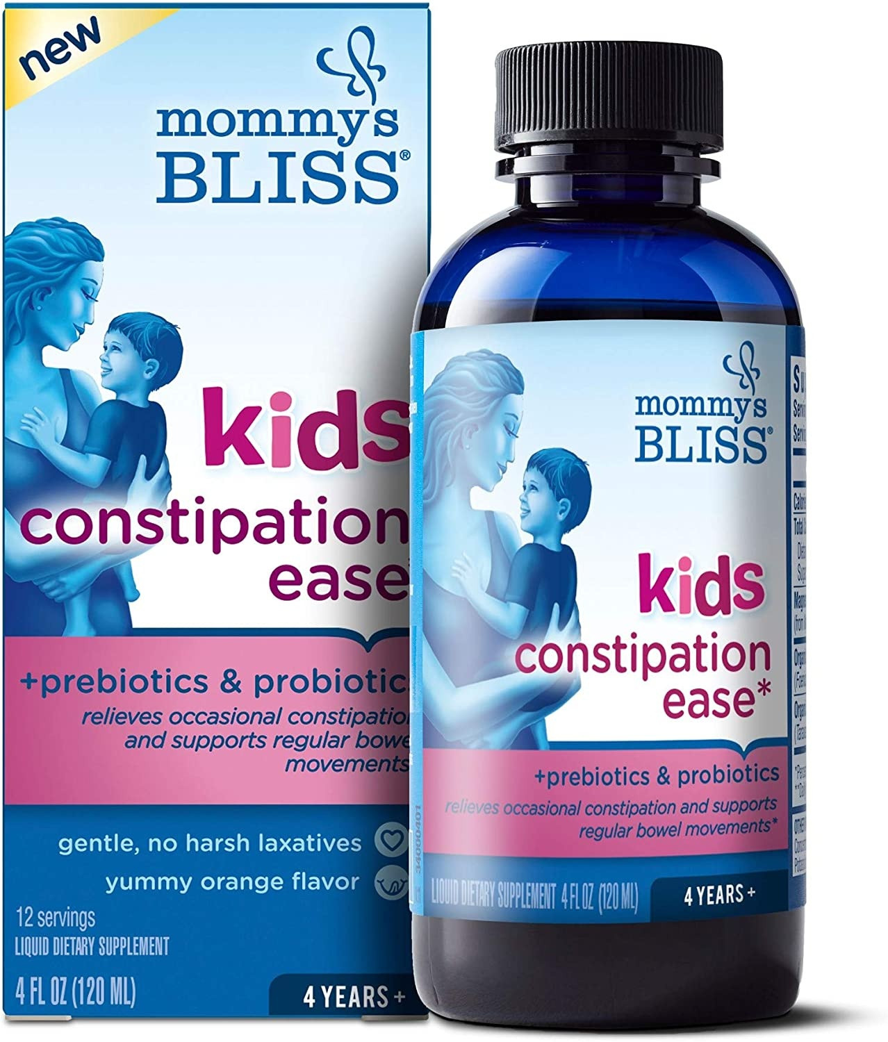 Mommy's Bliss Kid's Constipation Ease with Prebiotics & Probiotics