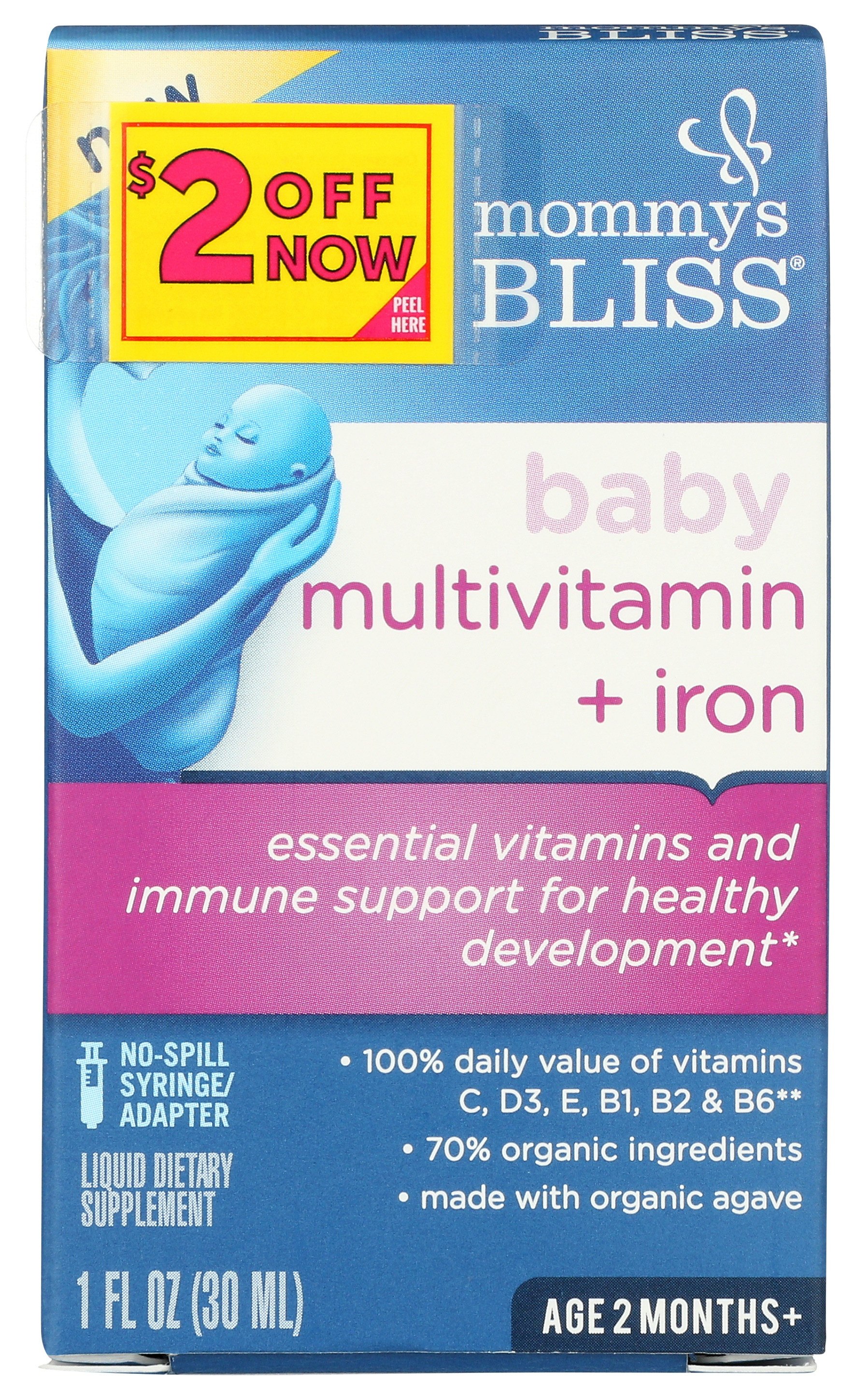 Mommy's Bliss Baby Multivitamin + Iron Supplement