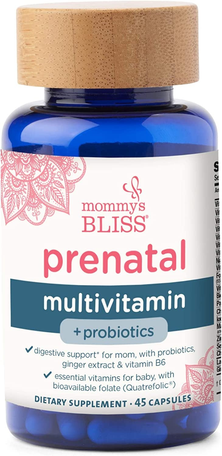 Mommy's Bliss Prenatal Multivitamin + Probiotics Supplement