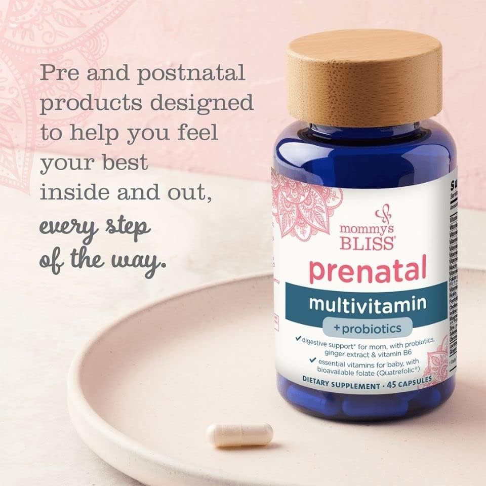 Mommy's Bliss Prenatal Multivitamin + Probiotics Supplement