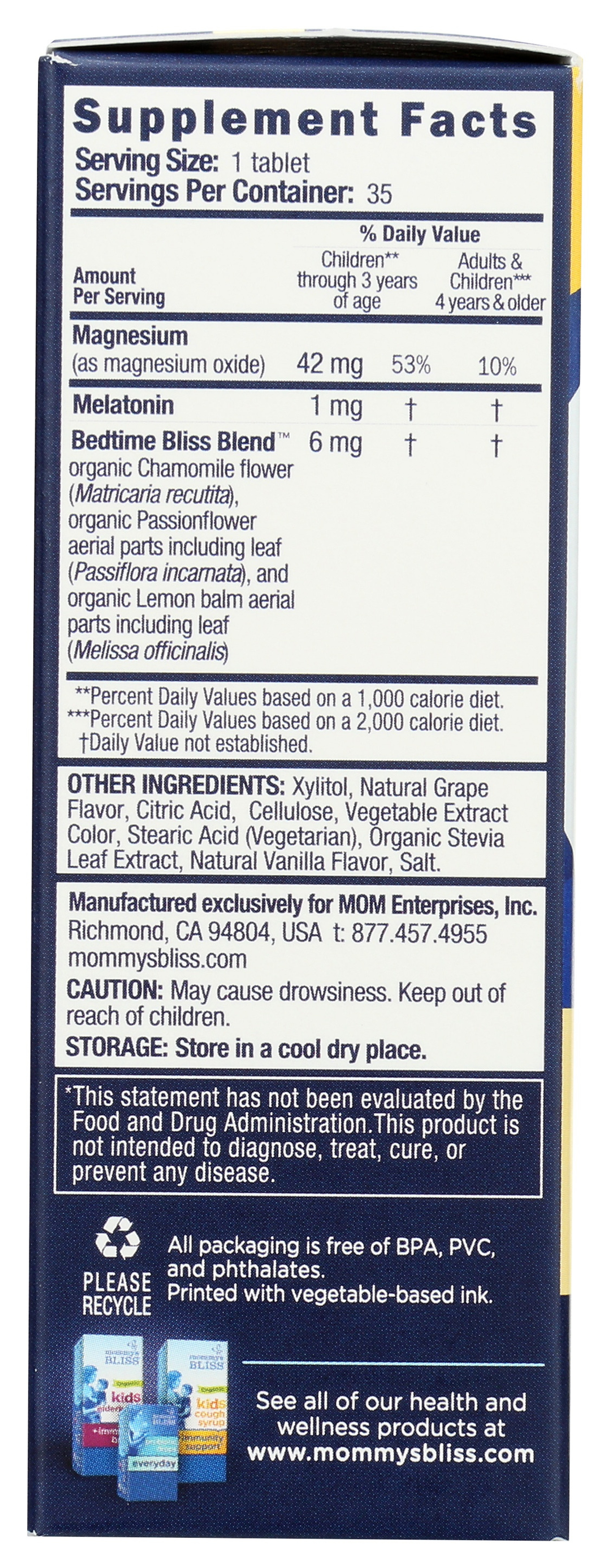 Mommy's Bliss Kid's Sleep Chewables