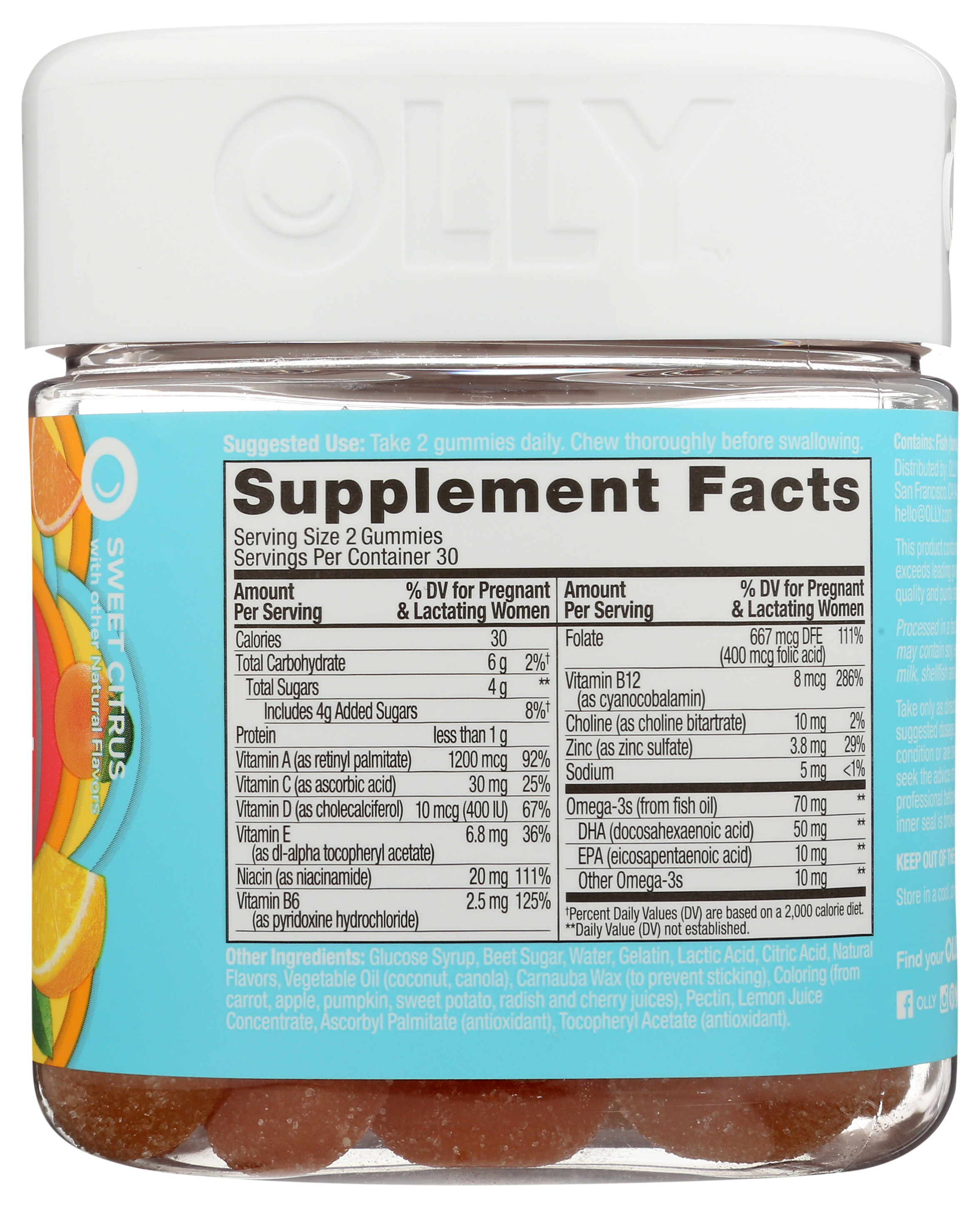 OLLY Essential Prenatal Multivitamin Gummies