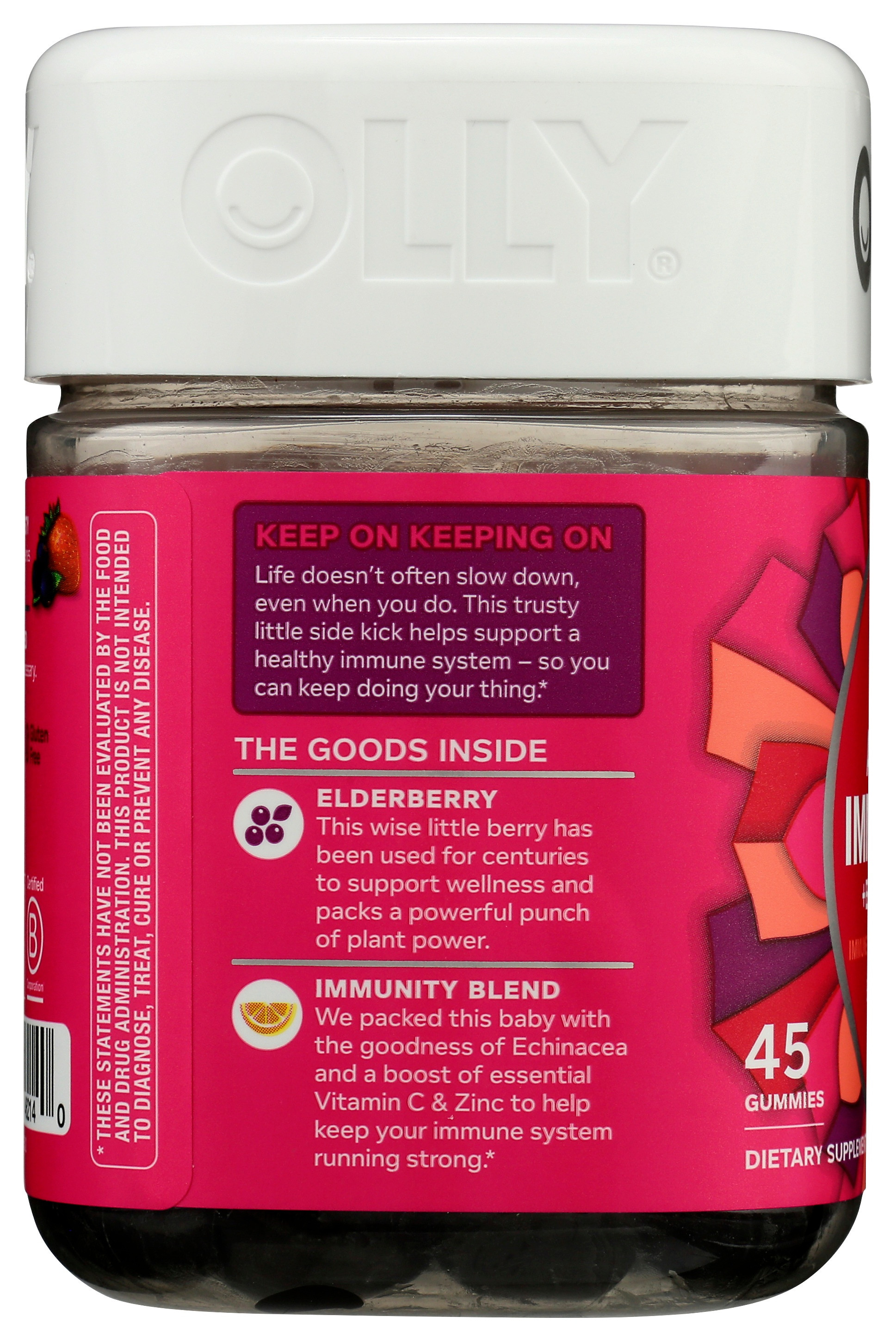 OLLY Active Immunity + Elderberry Gummies