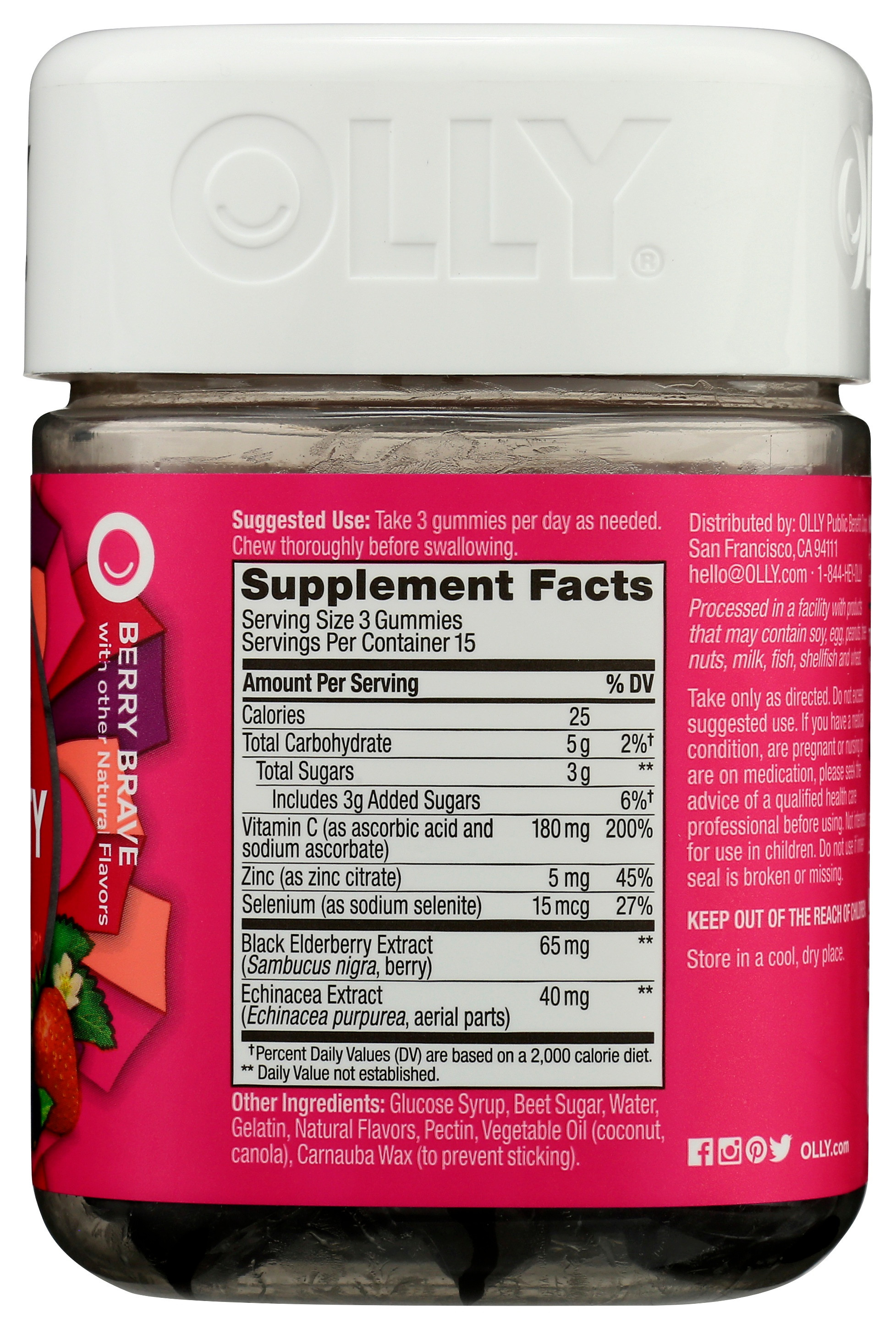 OLLY Active Immunity + Elderberry Gummies