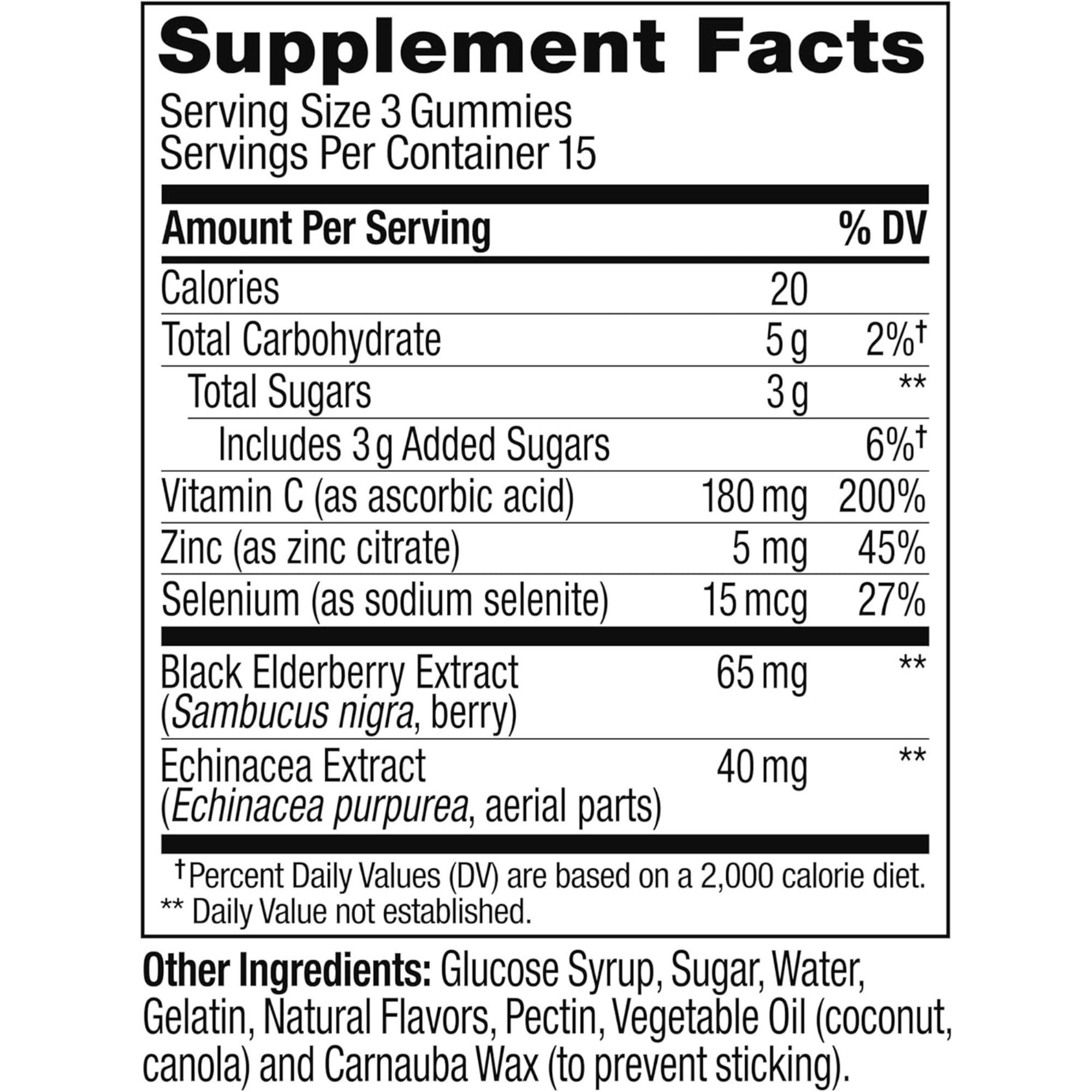 OLLY Active Immunity + Elderberry Gummies