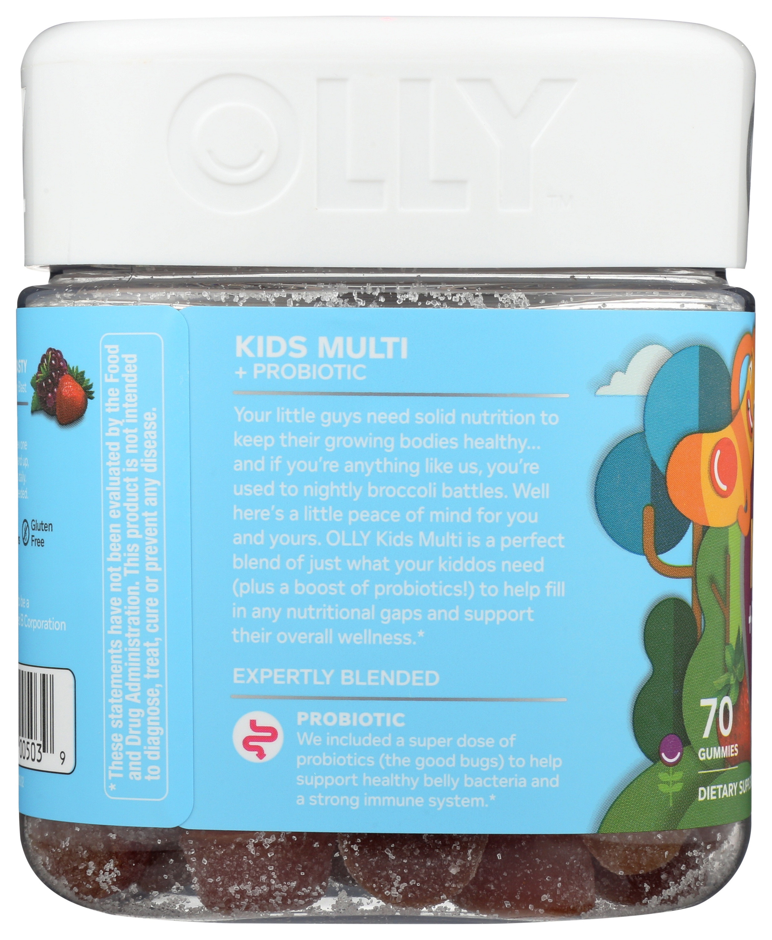 OLLY Kid's Multivitamin + Probiotic Gummies