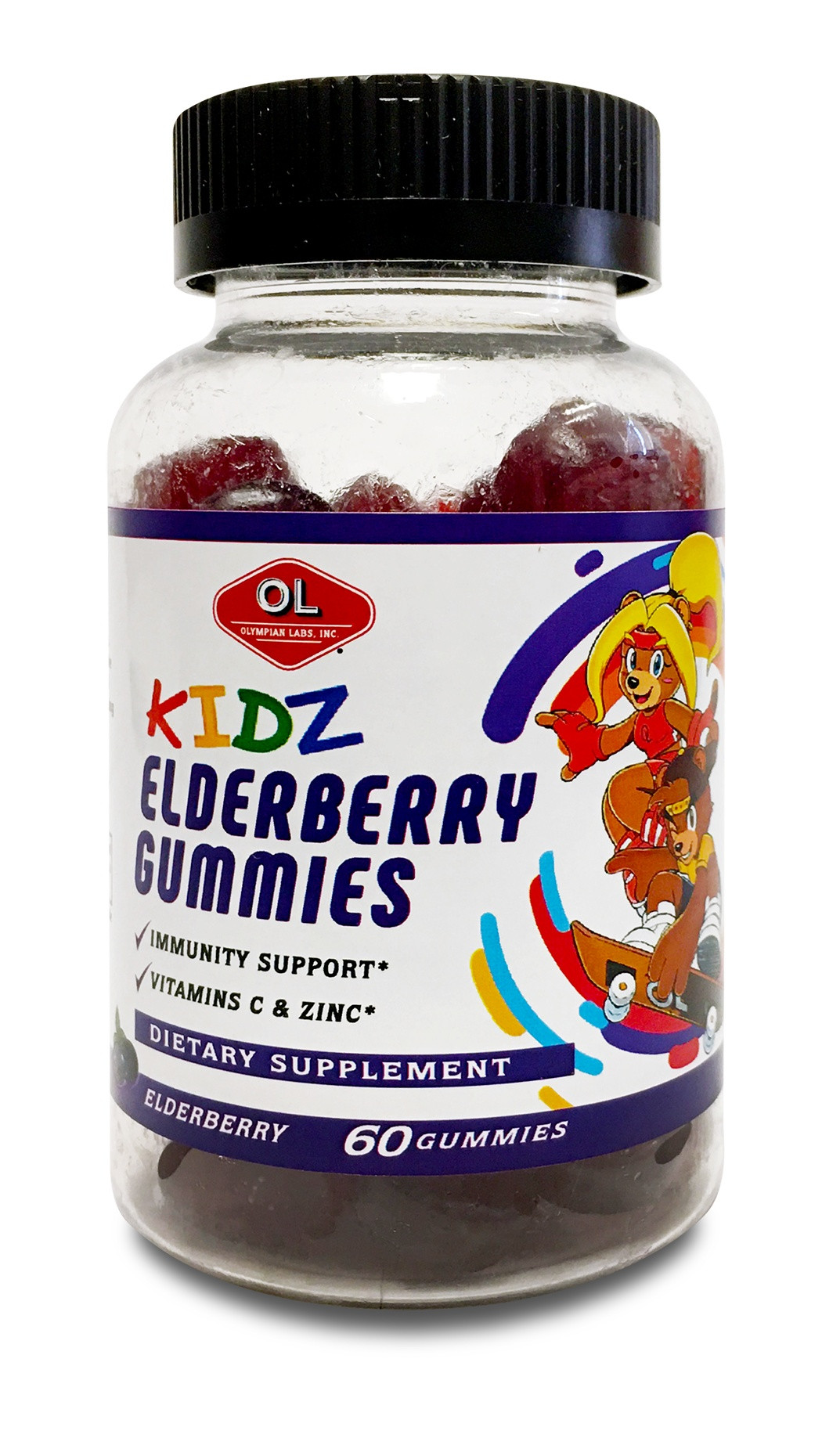 Olympian Labs Kid's Elderberry Gummies