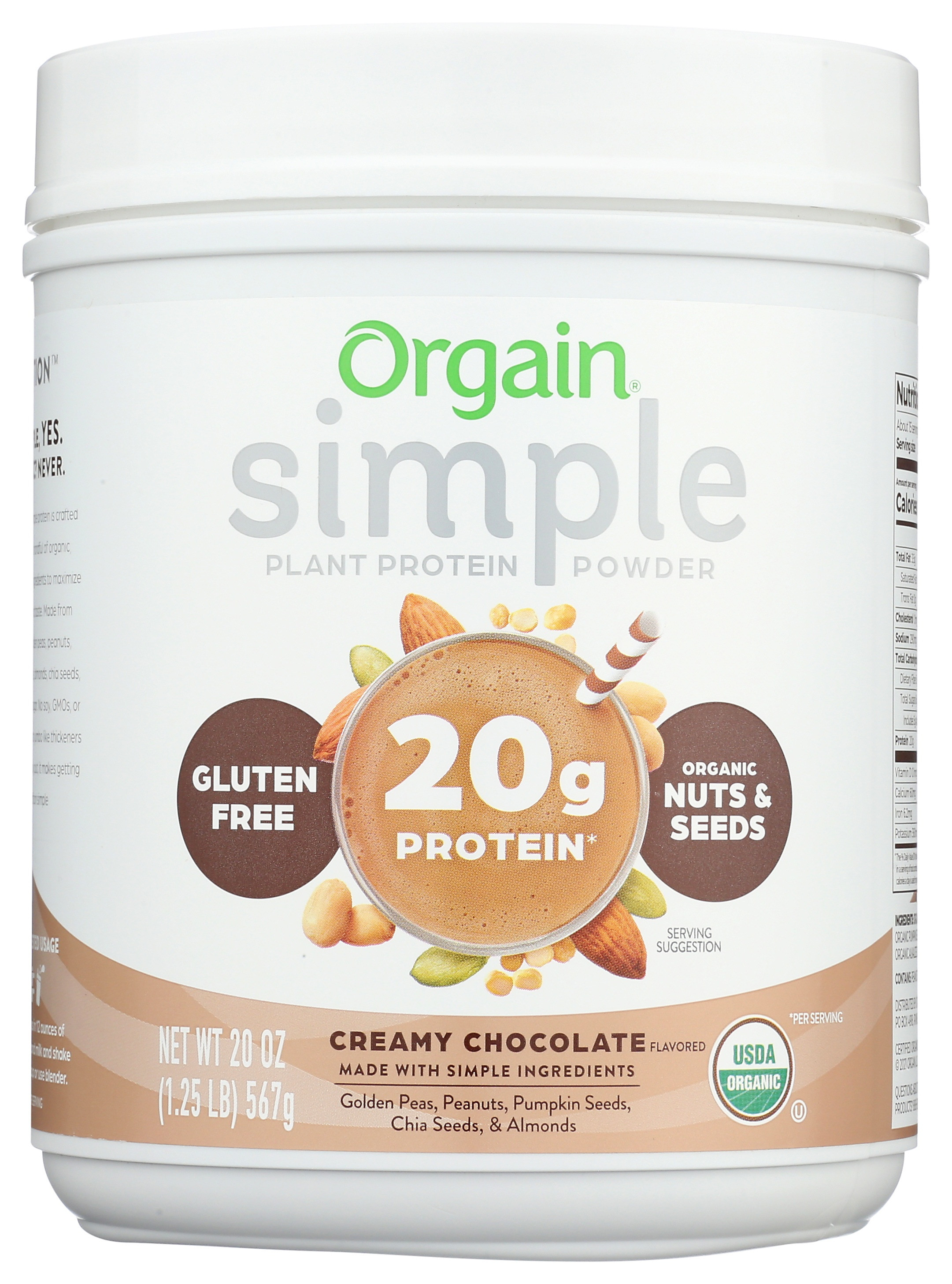 Orgain Simple Plant Protein Powder