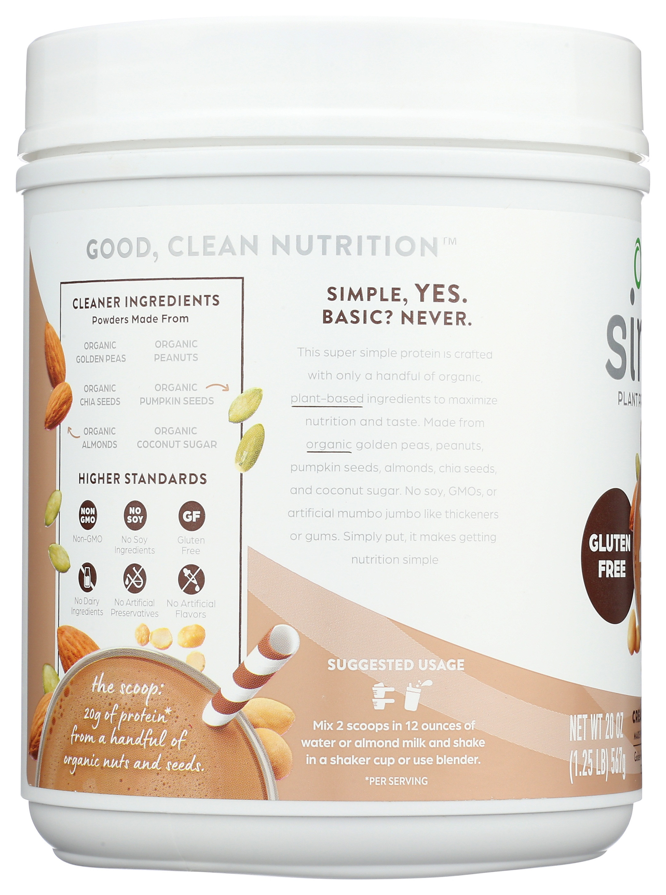 Orgain Simple Plant Protein Powder