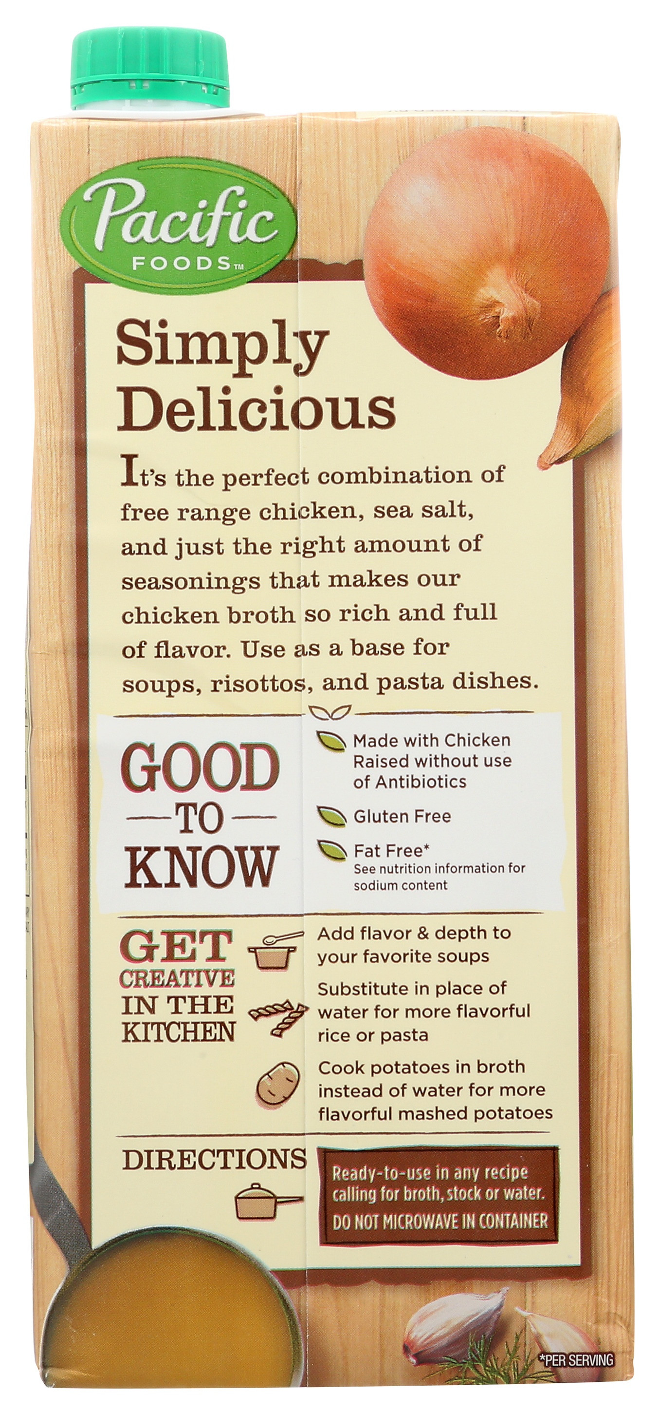 Pacific Natural Foods Free Range Chicken Broth