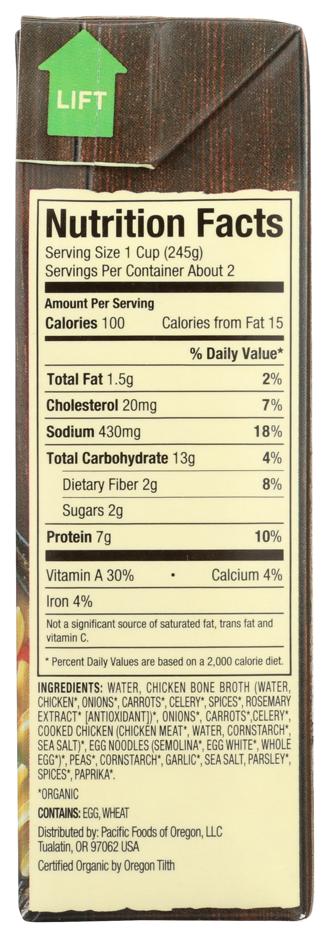 Pacific Natural Foods Chicken Noodle Soup