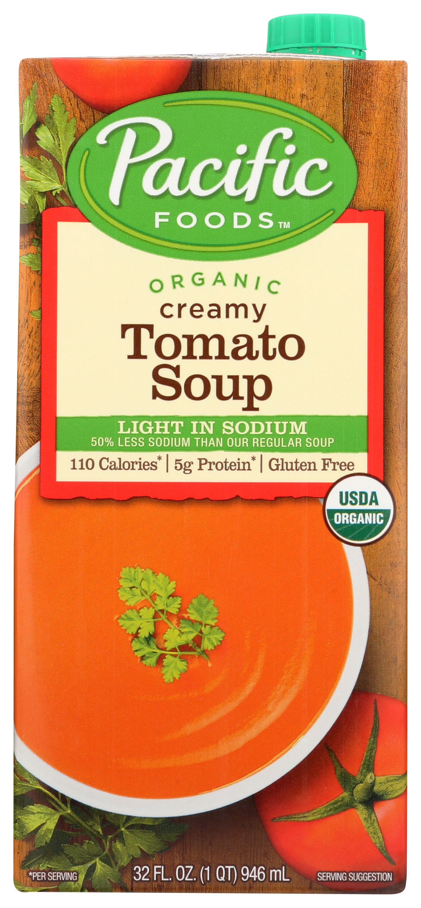 Pacific Natural Foods Light In Sodium Creamy Tomato Soup
