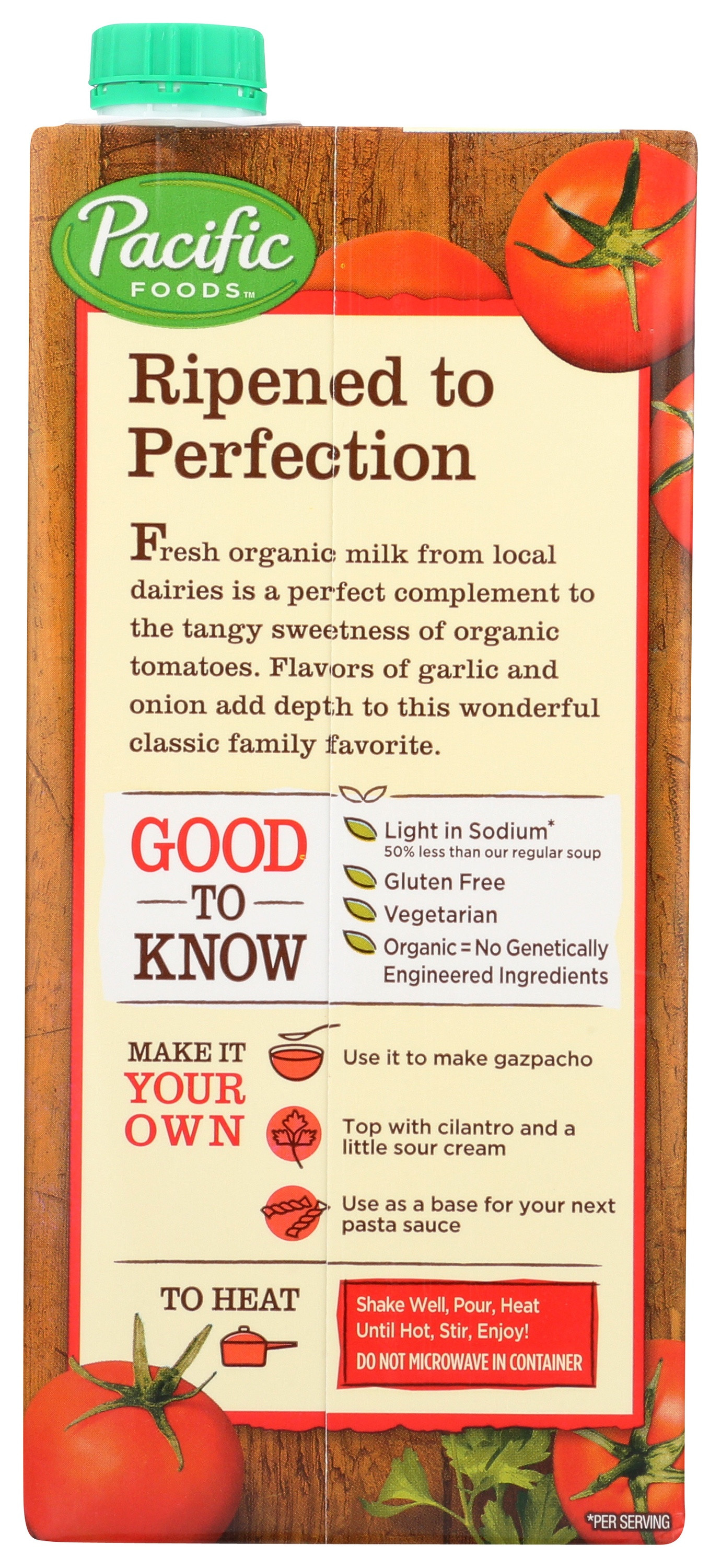 Pacific Natural Foods Light In Sodium Creamy Tomato Soup