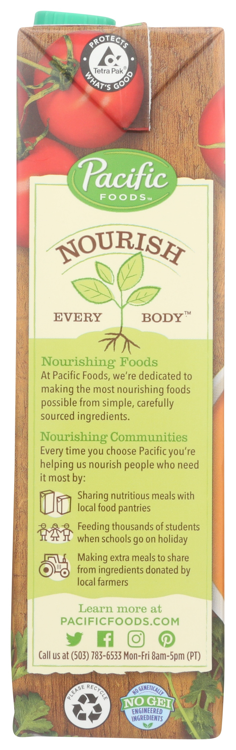 Pacific Natural Foods Light Sodium Organic Roasted Red Pepper and Tomato Soup