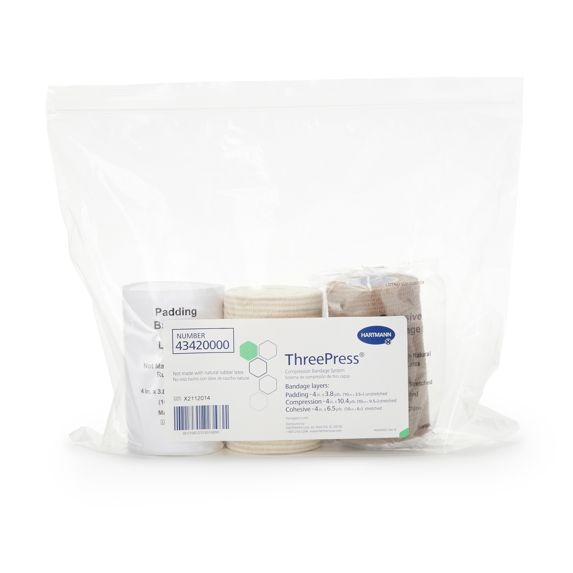 ThreePress 3 Layer Compression Bandage System