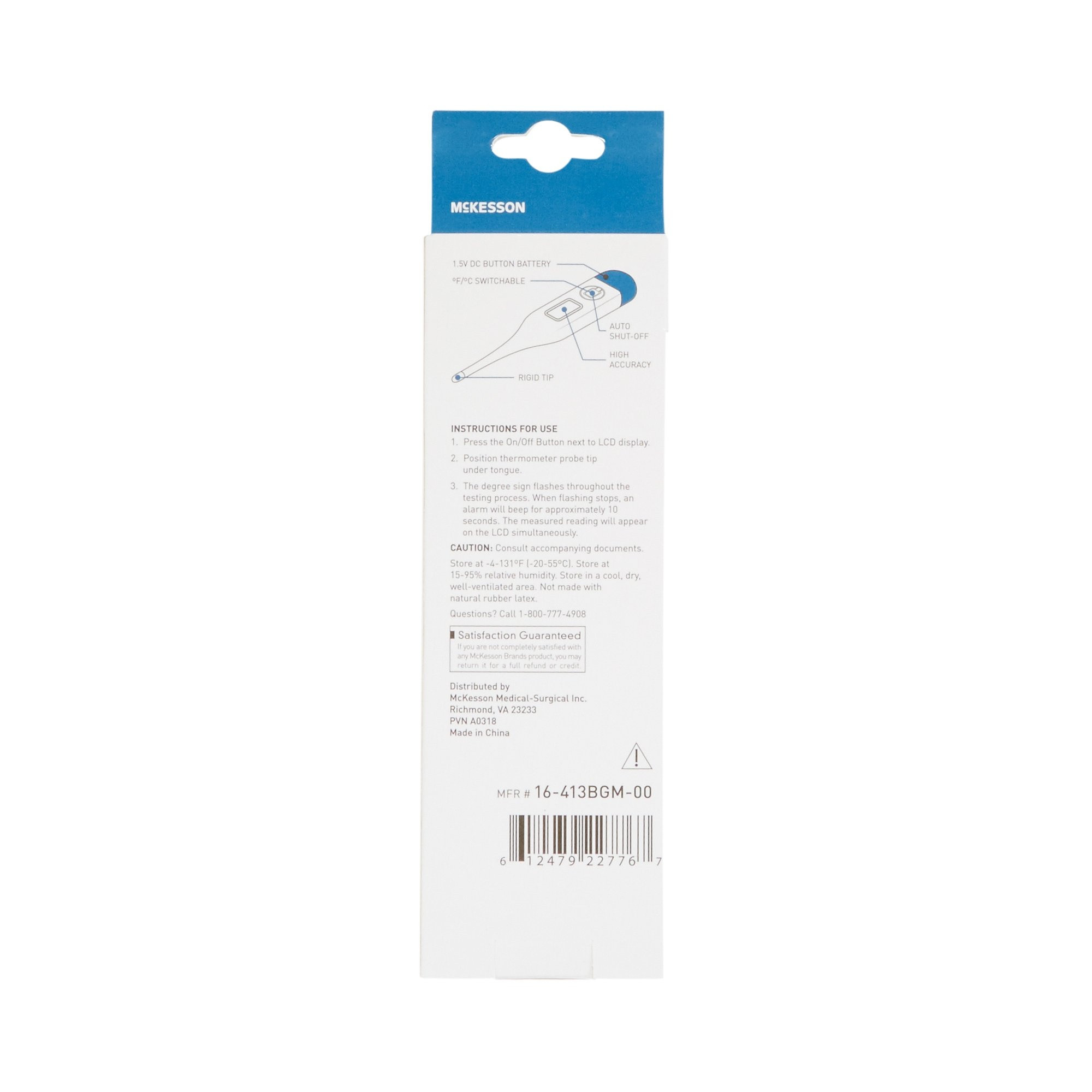 McKesson Digital Stick Thermometer