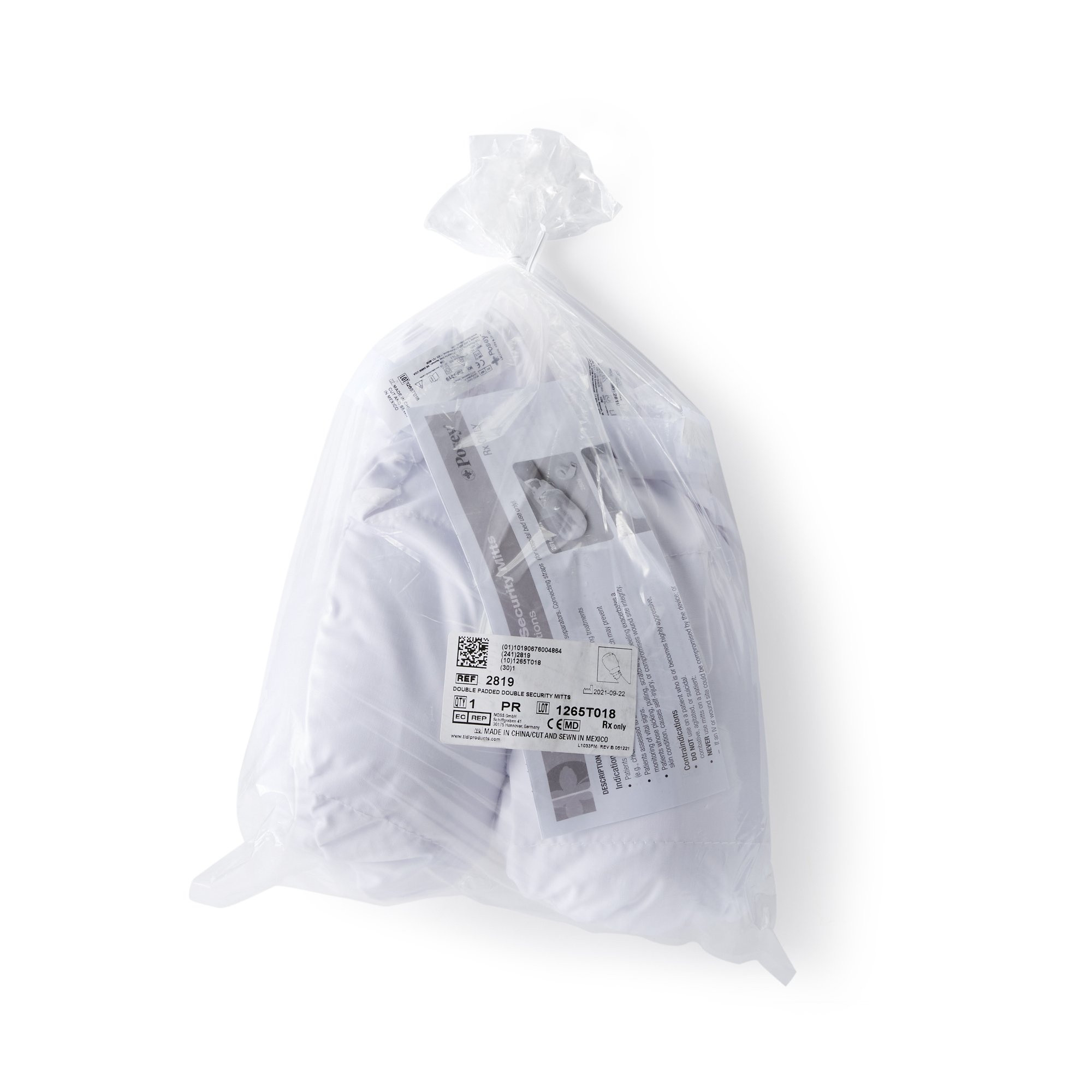 Tidi Double-Security Hand Control Mitts