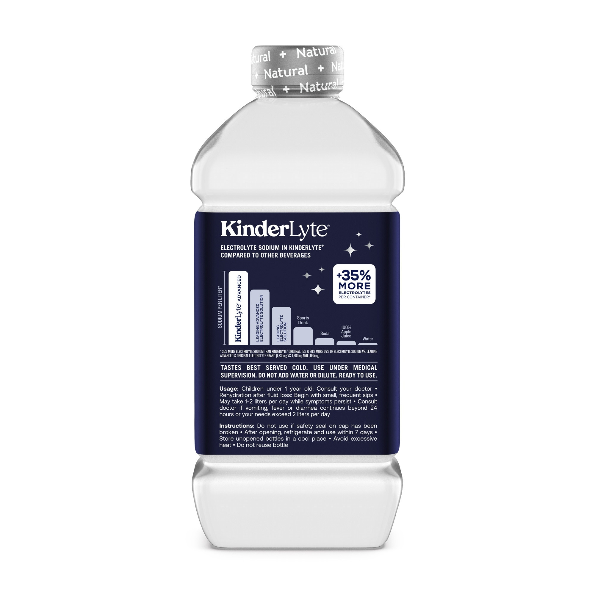 Kinderlyte Natural Advanced Oral Electrolyte Solution