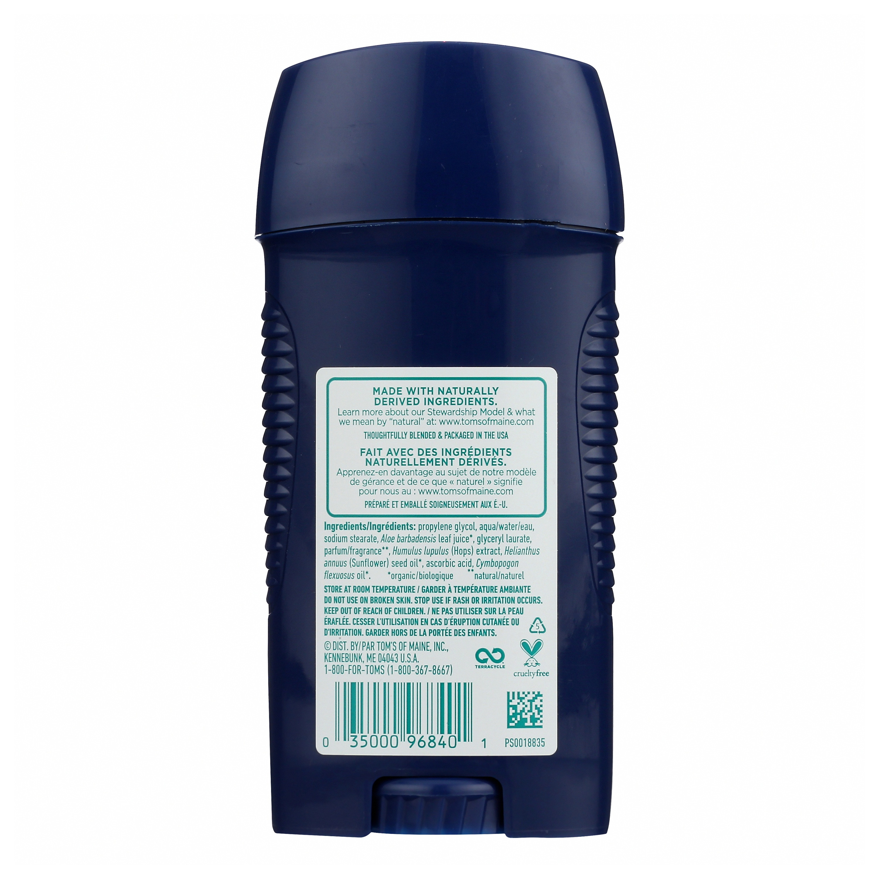 Tom's of Maine Men's Natural Long Lasting Deodorant Stick