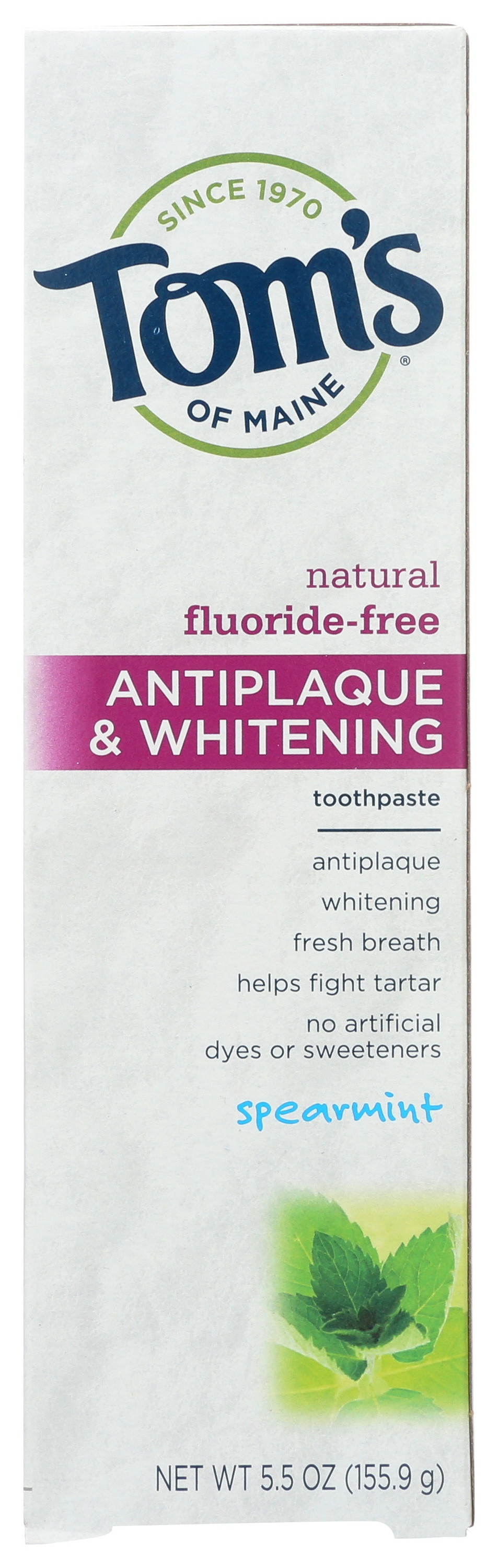 Tom's of Maine Antiplaque and Whitening Toothpaste