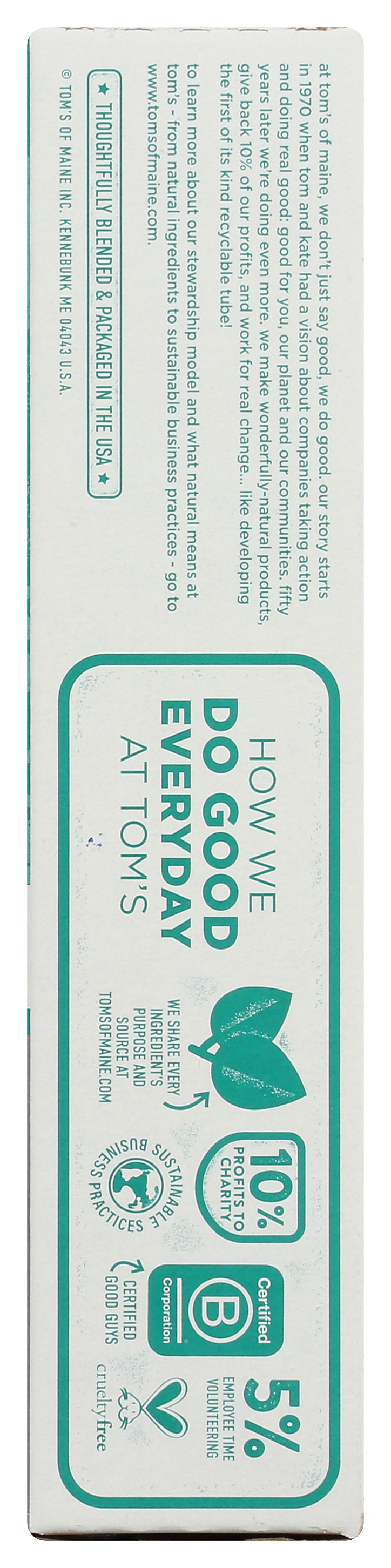 Tom's of Maine Luminous White Toothpaste