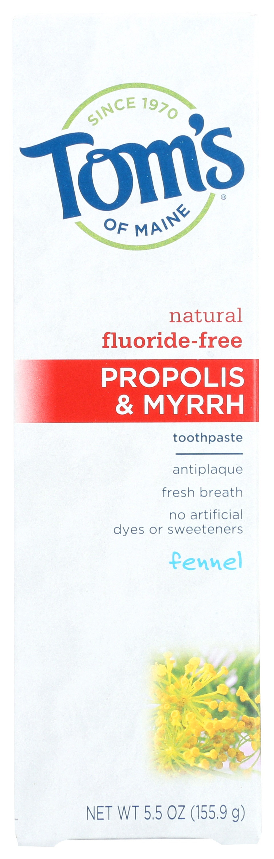 Tom's of Maine Propolis And Myrrh Toothpaste