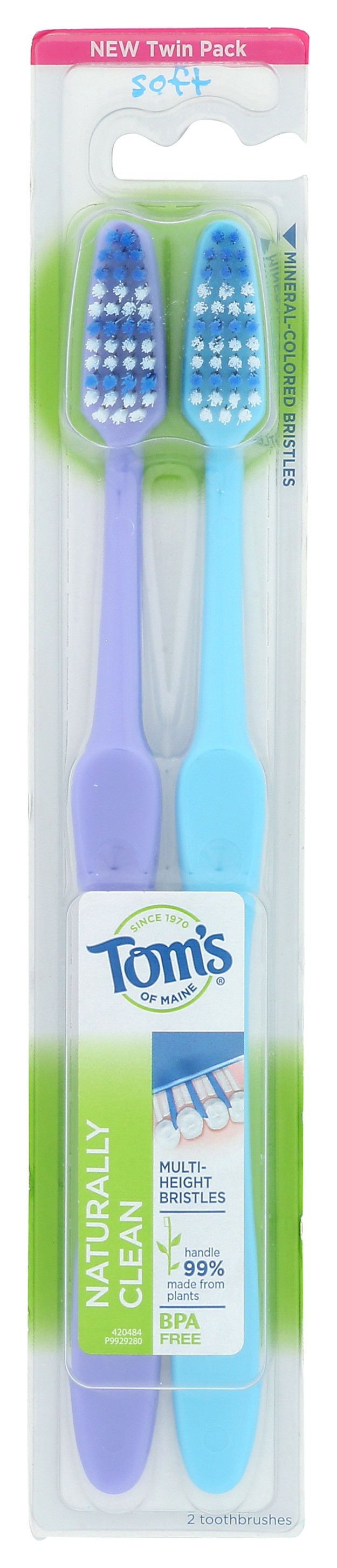 Tom's of Maine Naturally Clean Toothbrush