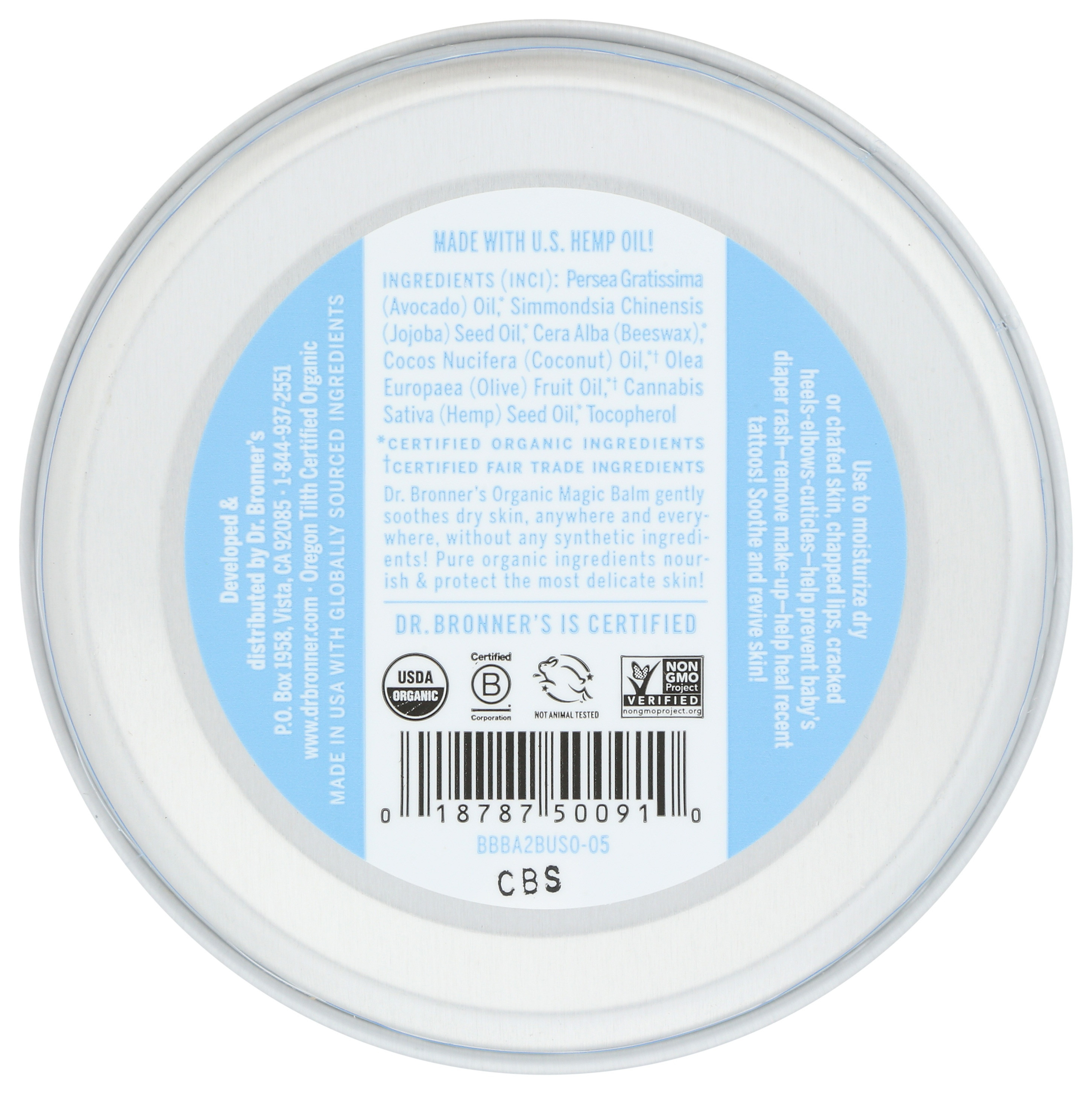 Dr. Bronner's Organic Baby Unscented Magic Balm