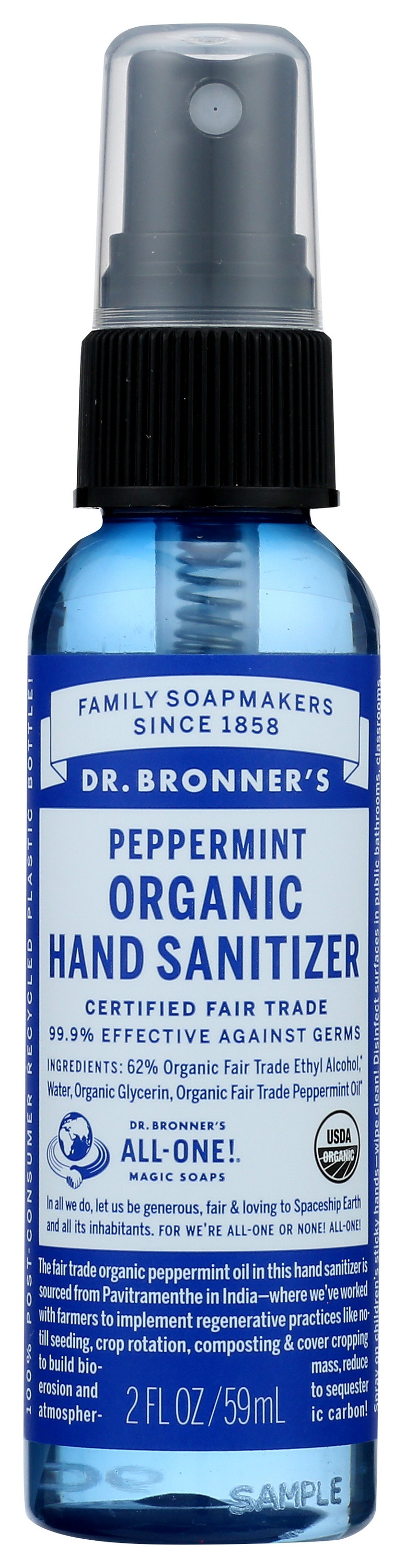 Dr. Bronner's Organic Hand Sanitizer Spray