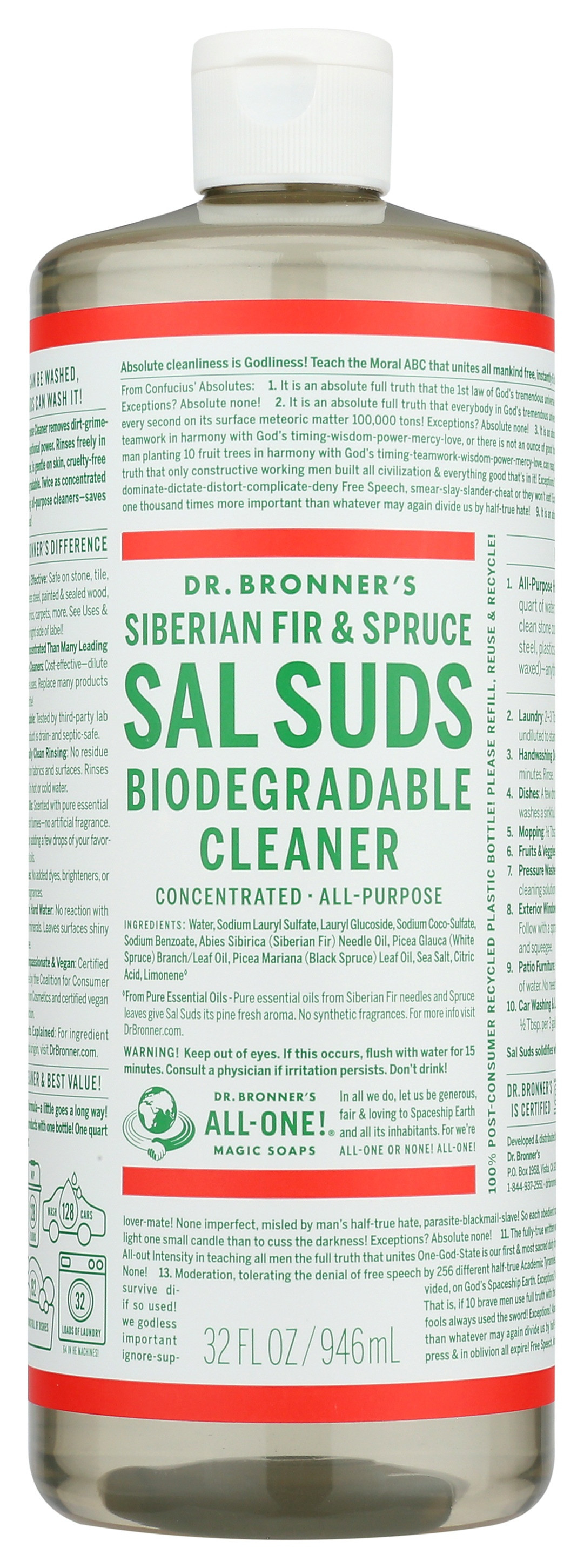 Dr. Bronner's Sal Suds Biodegradable Cleaner