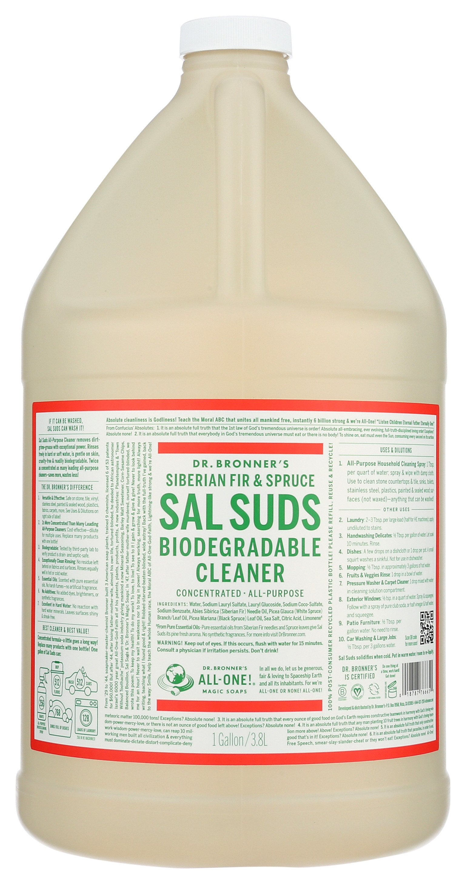 Dr. Bronner's Sal Suds Biodegradable Cleaner