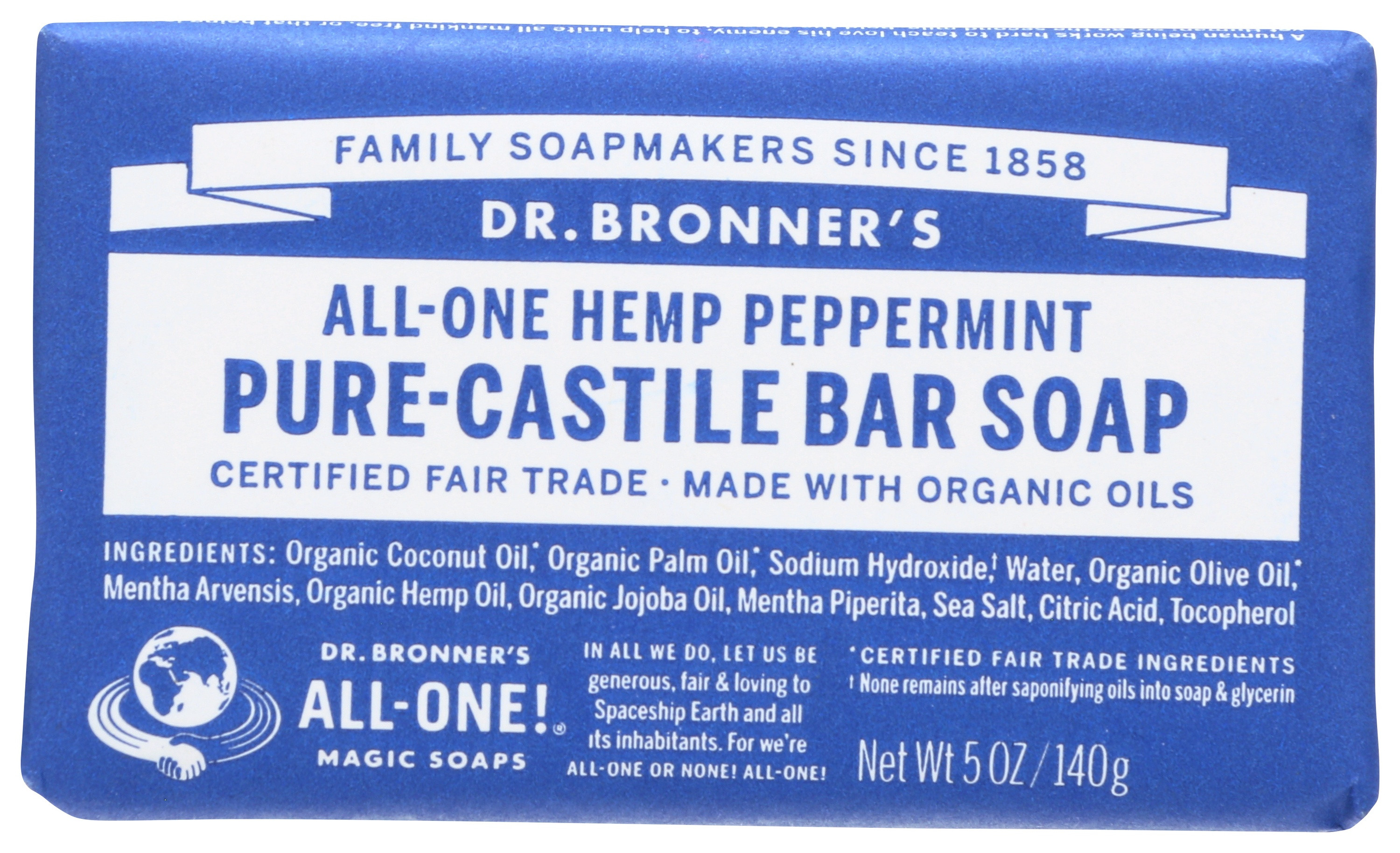 Dr. Bronner's Pure Castile Hemp Bar Soap