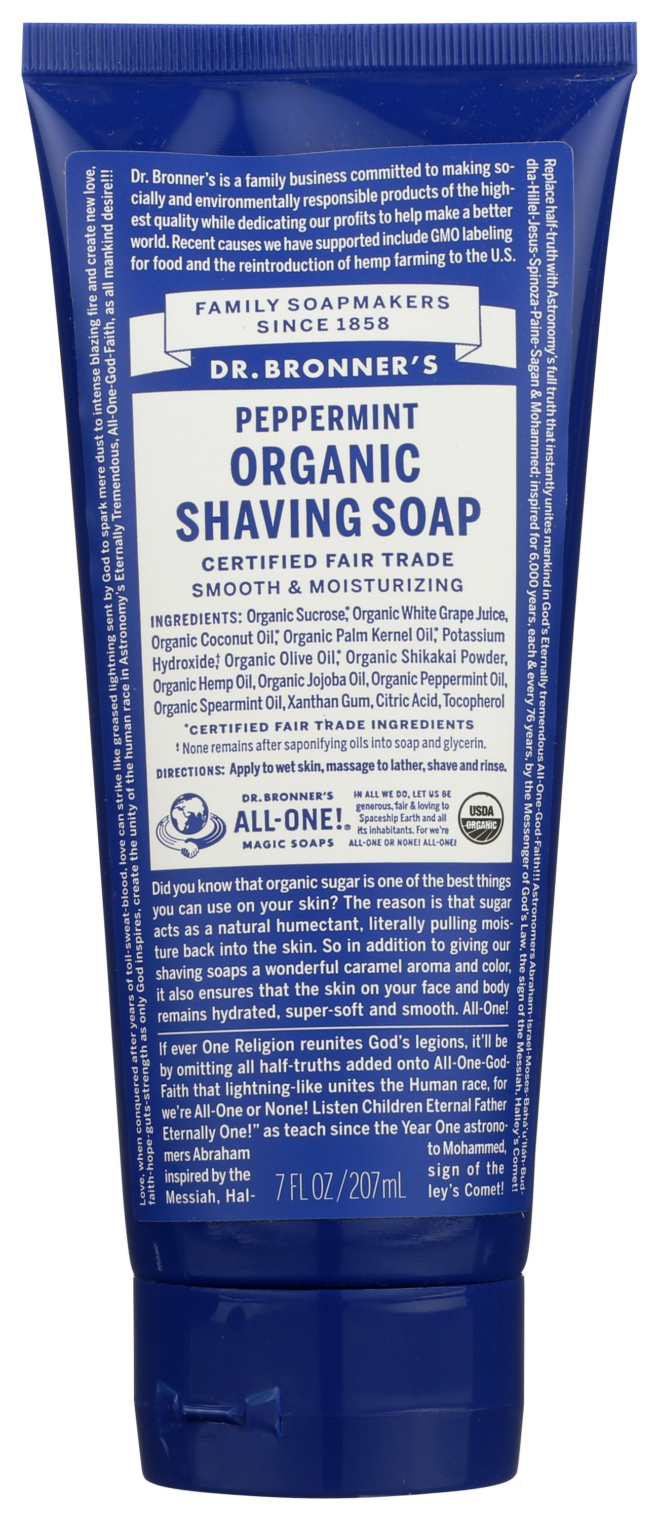 Dr. Bronner's Organic Shaving Soap