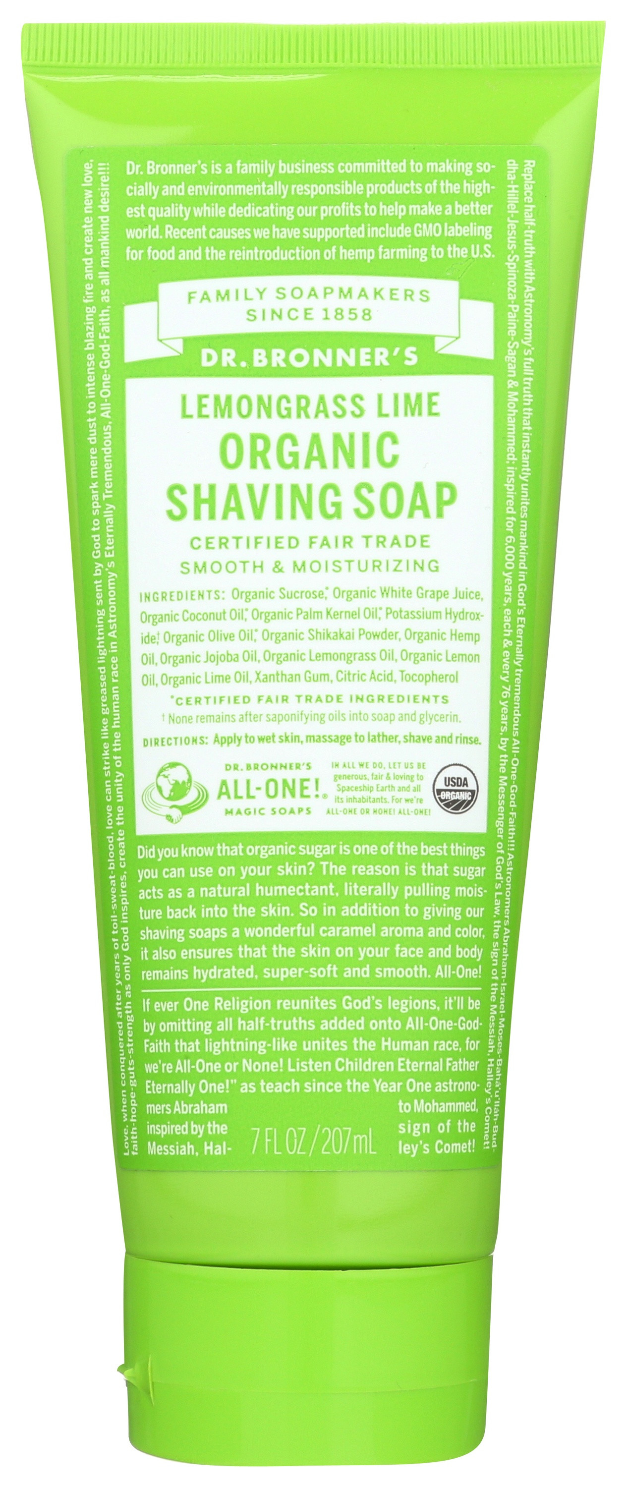 Dr. Bronner's Organic Shaving Soap