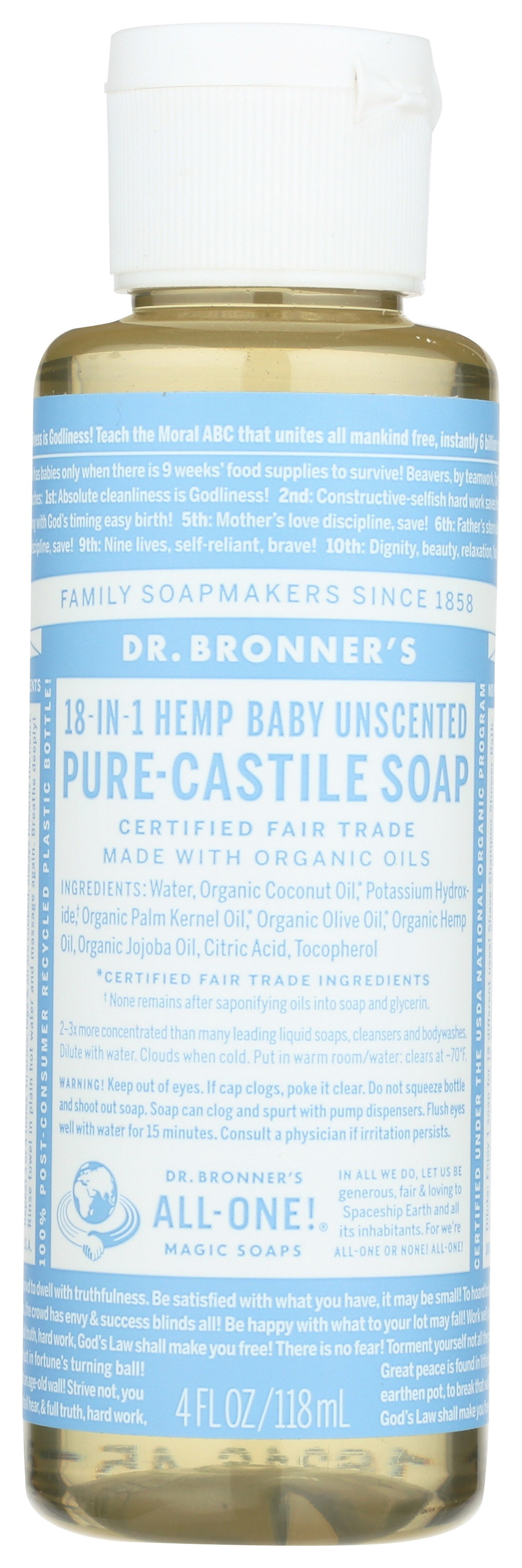 Dr. Bronner's Organic Baby Soap