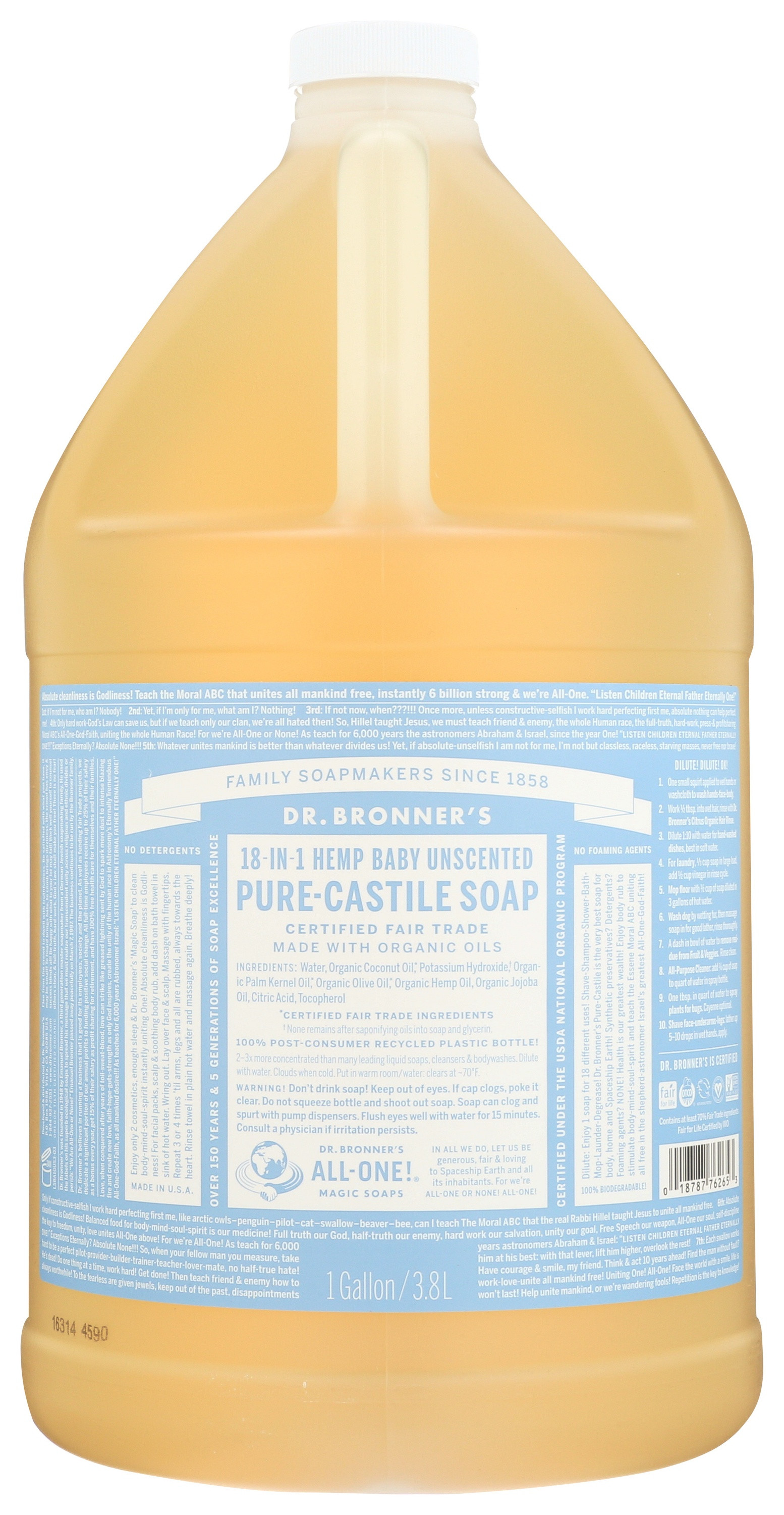 Dr. Bronner's Organic Baby Soap