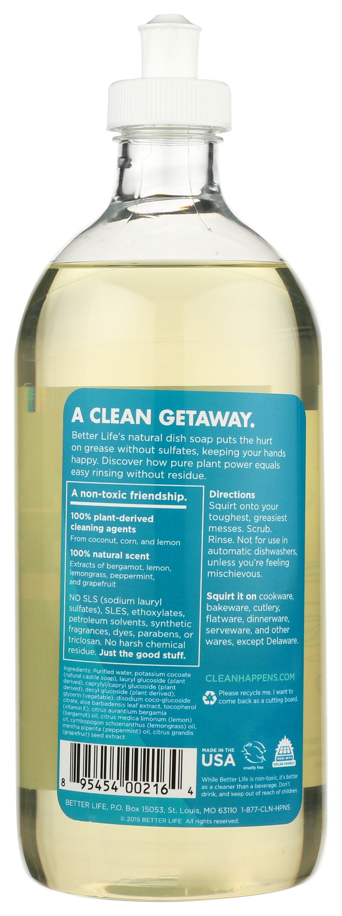 Better Life Dish Soap