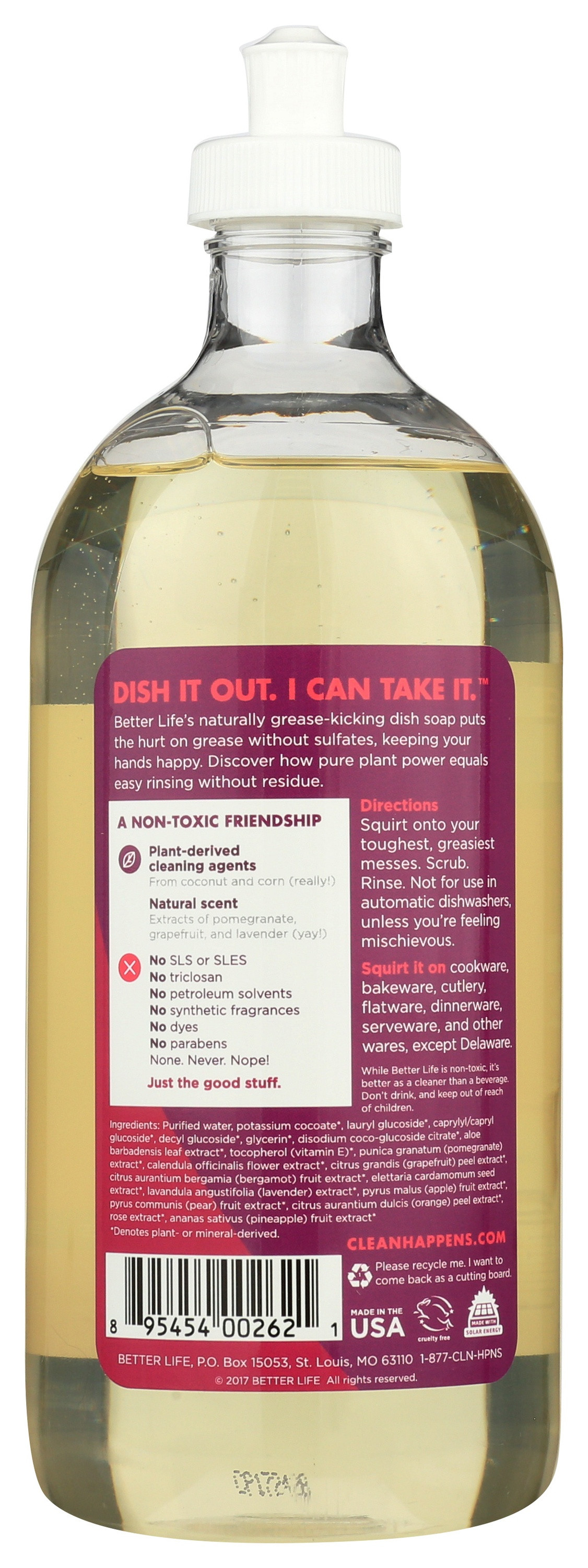 Better Life Dish Soap