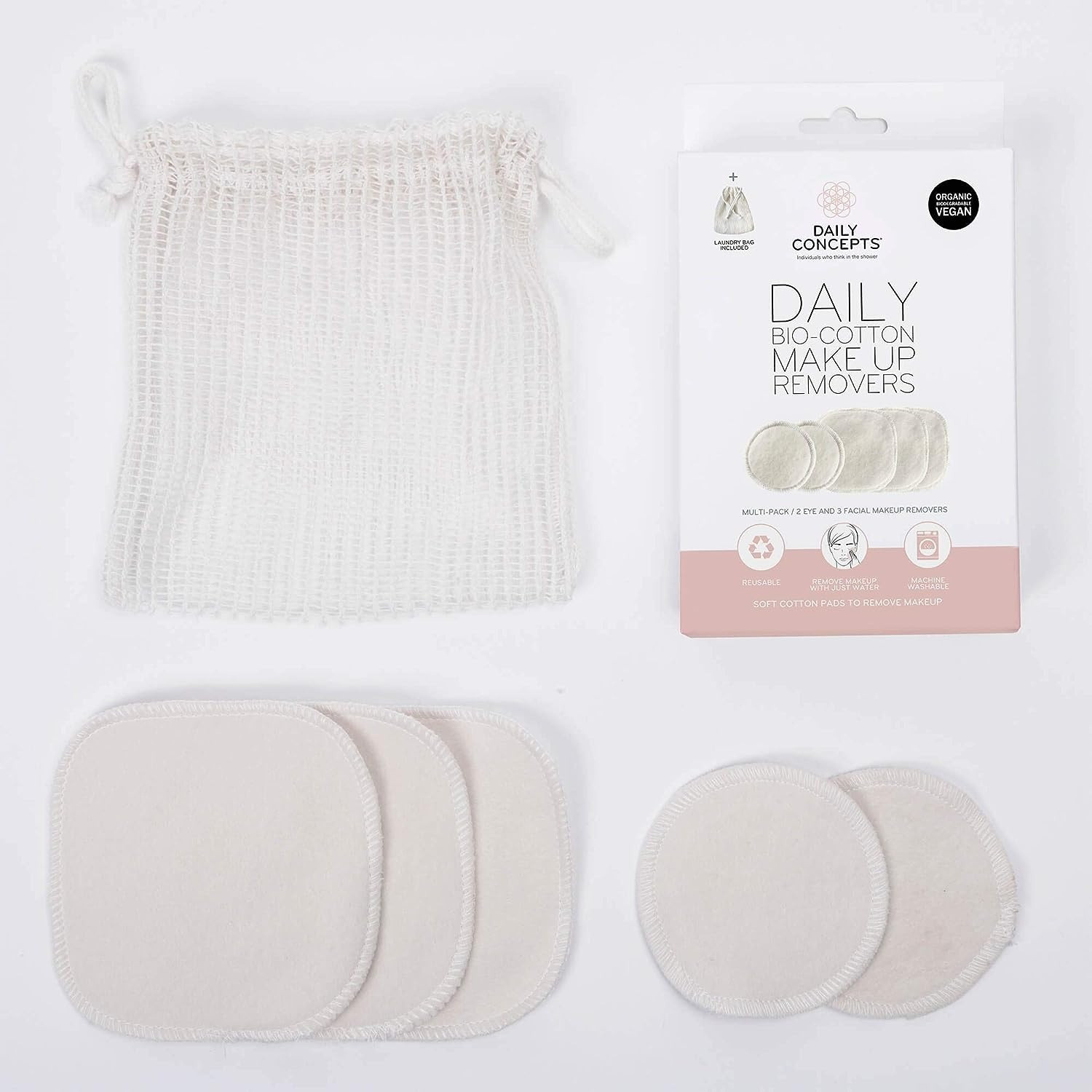 Daily Concepts Bio-Cotton Makeup Removers